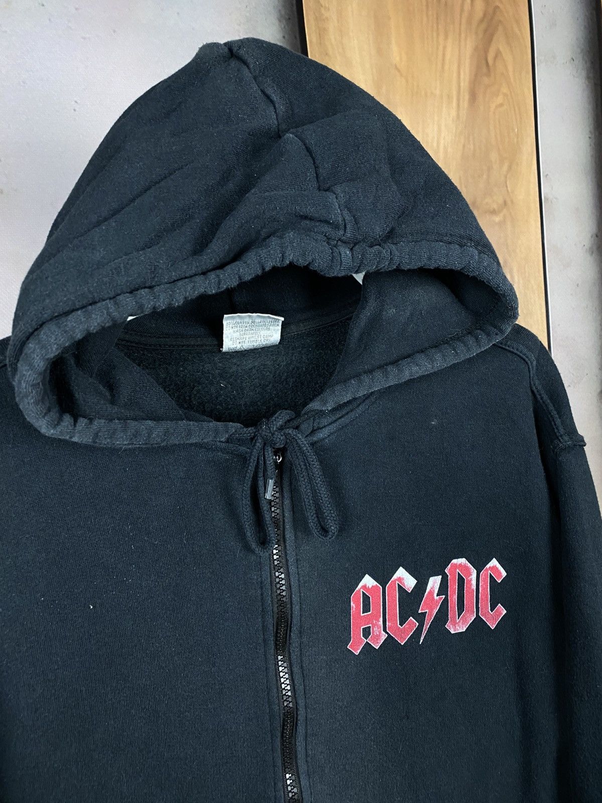 AC/DC 🎸Vintage 2008 Hoodie Zip Up AC/DC Black Ice Rock Band VTG🎸 Size US M / EU 48-50 / 2 - 4 Thumbnail