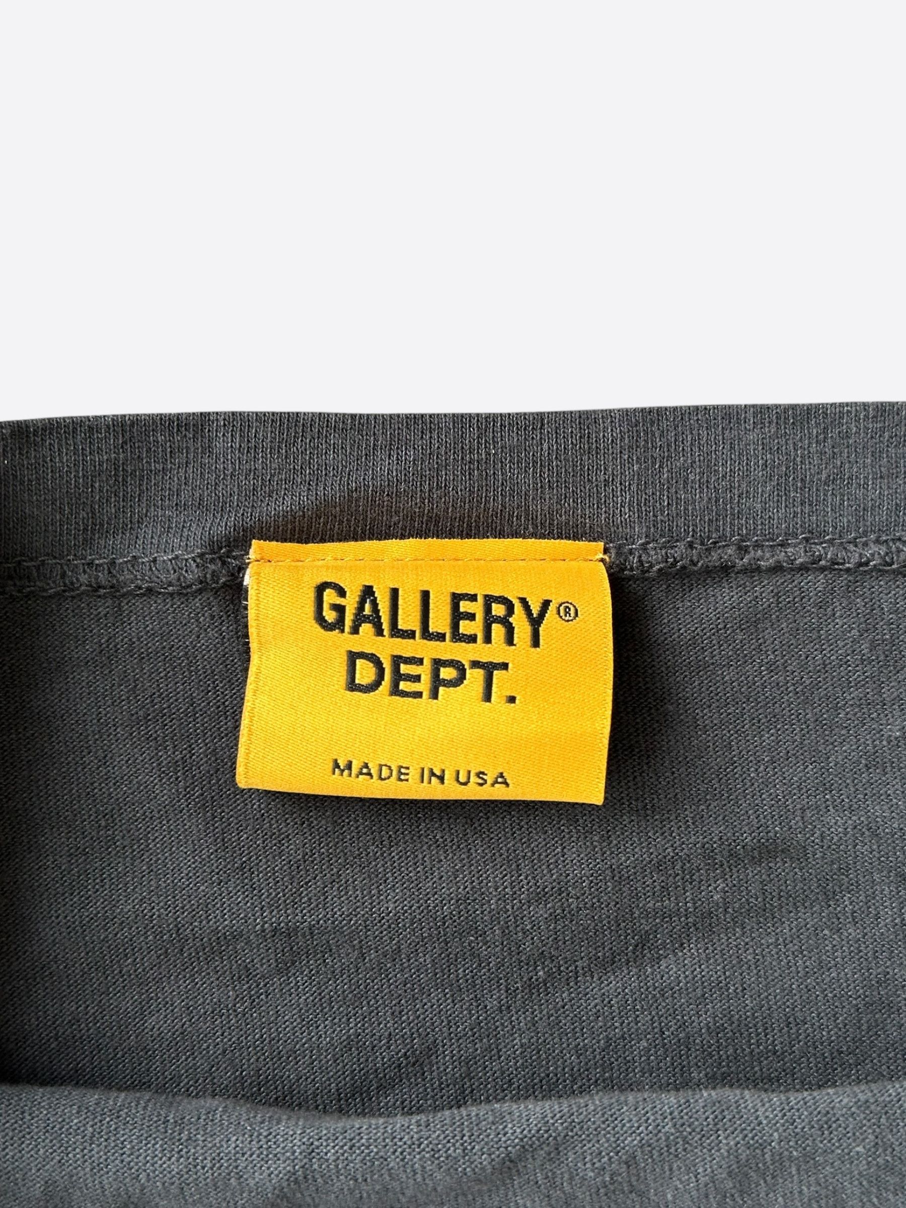 Gallery Dept. Washed Black & Red Anarchy Logo Longsleeve T-Shirt Size US M / EU 48-50 / 2 - 4 Thumbnail