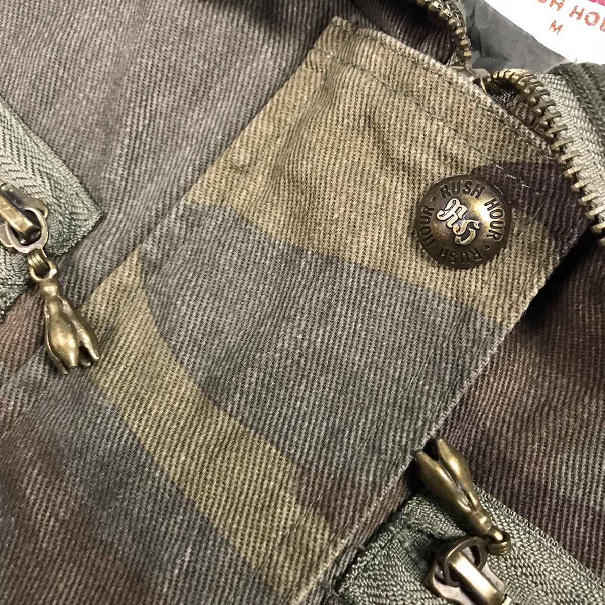 Japanese Brand Rush hour Camo vest punk style japan vest jacket Size M / US 6-8 / IT 42-44 - 8 Thumbnail
