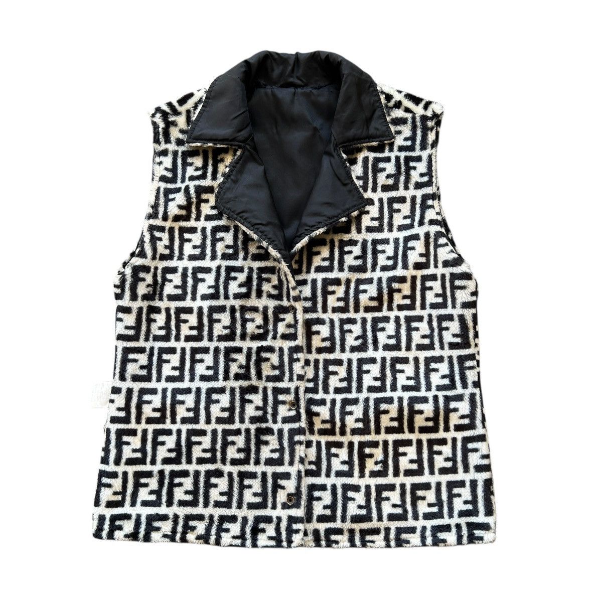 Fendi 🔥 Vintage Fendi Reversible Vest Size US M / EU 48-50 / 2 - 1 Thumbnail