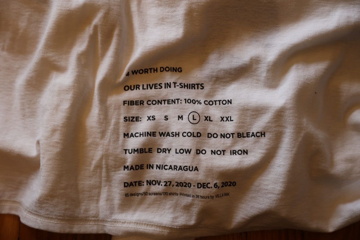 Off-White Off WHITE x 4WD FTO tee Size US L / EU 52-54 / 3 - 3 Thumbnail