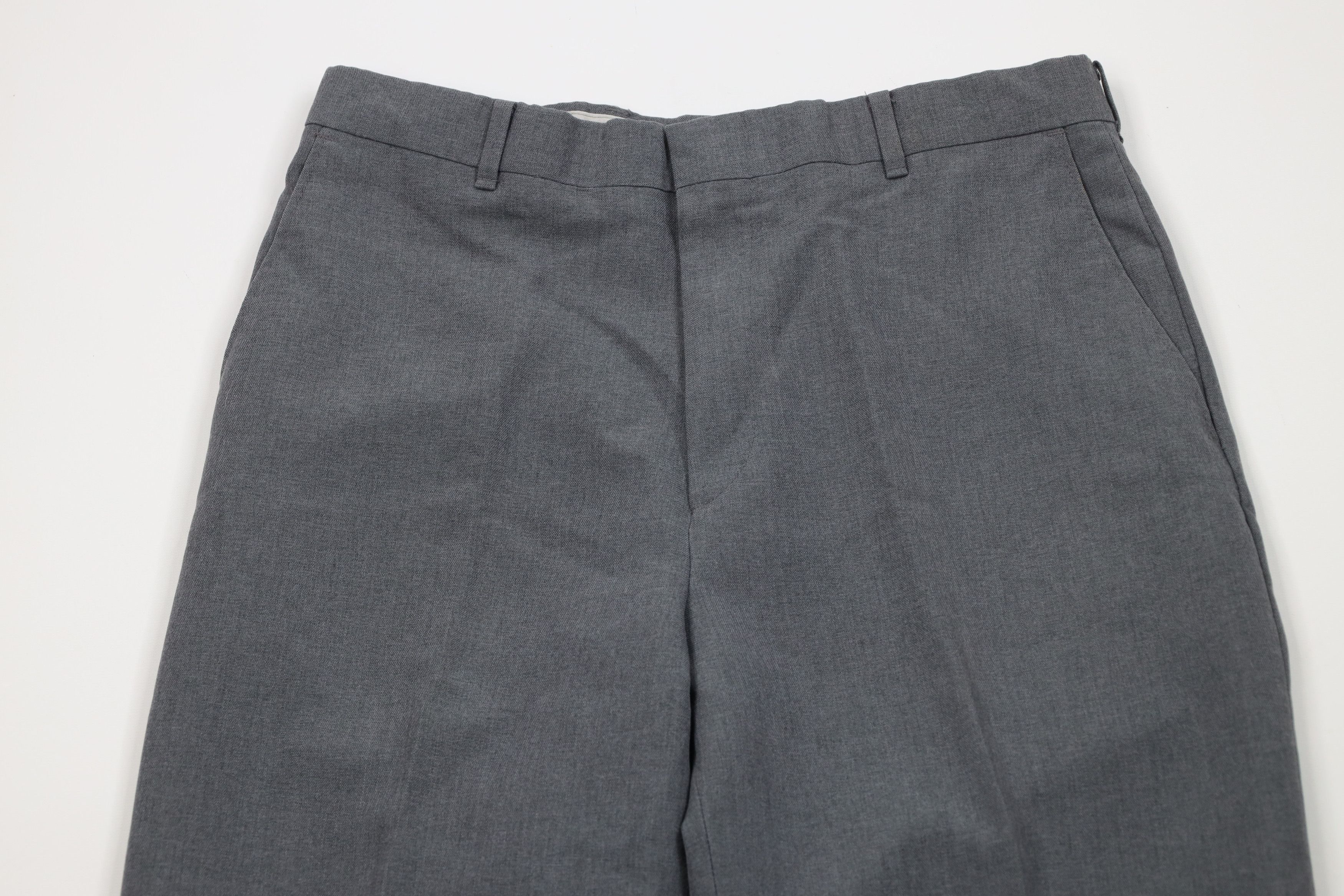Levi's Vintage 80s 90s Levis Knit Straight Leg Chino Pants Gray USA Size US 30 / EU 46 - 2 Thumbnail