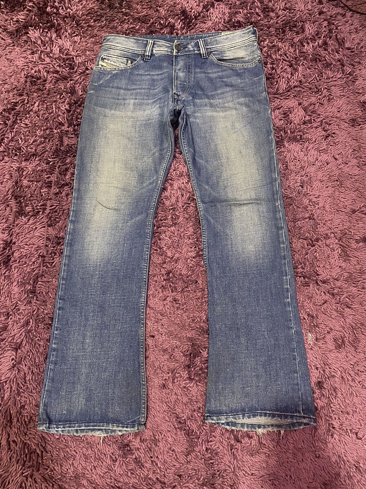 Diesel × Vintage FLARE 🔥 Vintage Diesel Trouleg Jeans Size US 33 - 1 Thumbnail