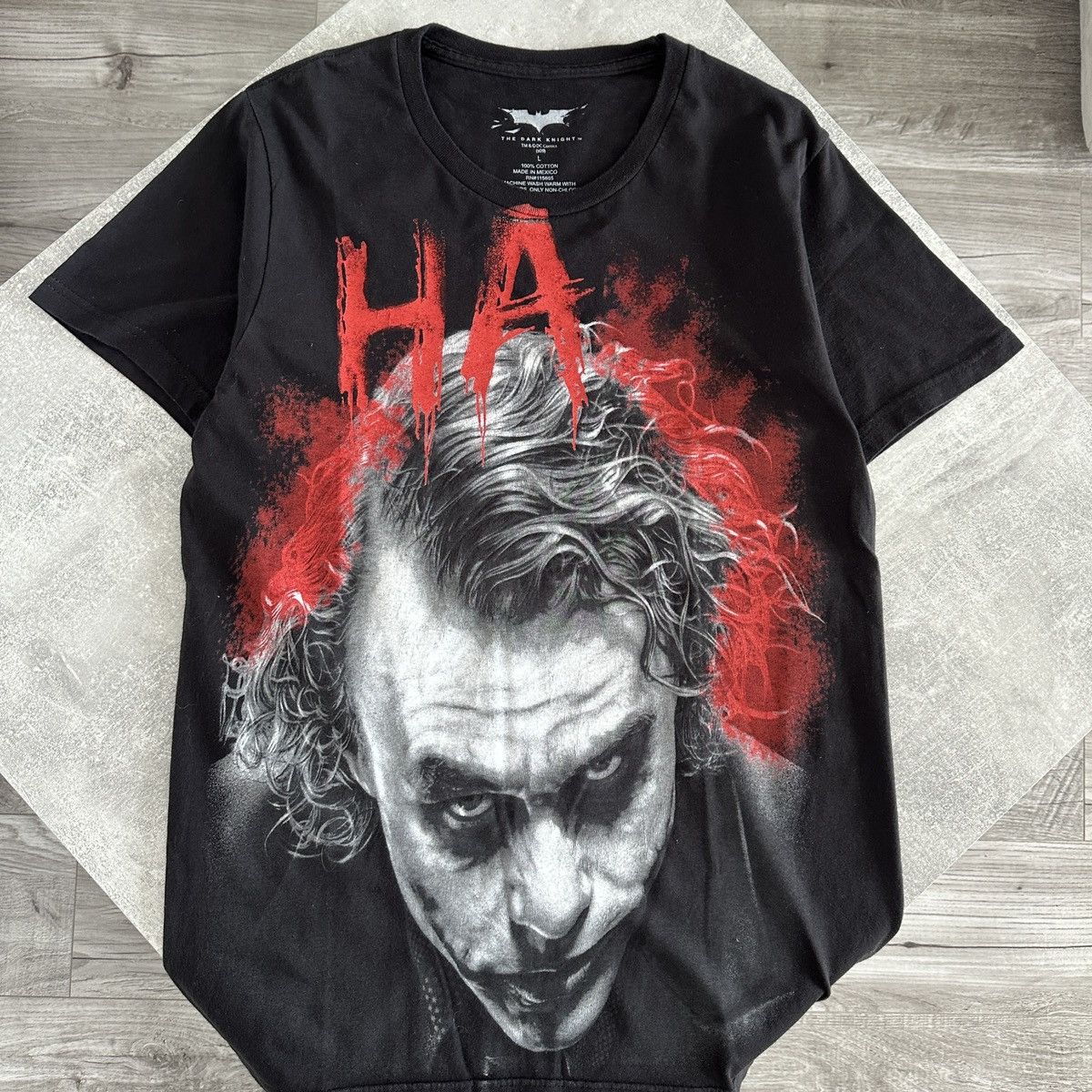 Vintage Vintage 00s Joker Dark Knight DC Comics y2k tee aop marvel Size US L / EU 52-54 / 3 - 3 Thumbnail