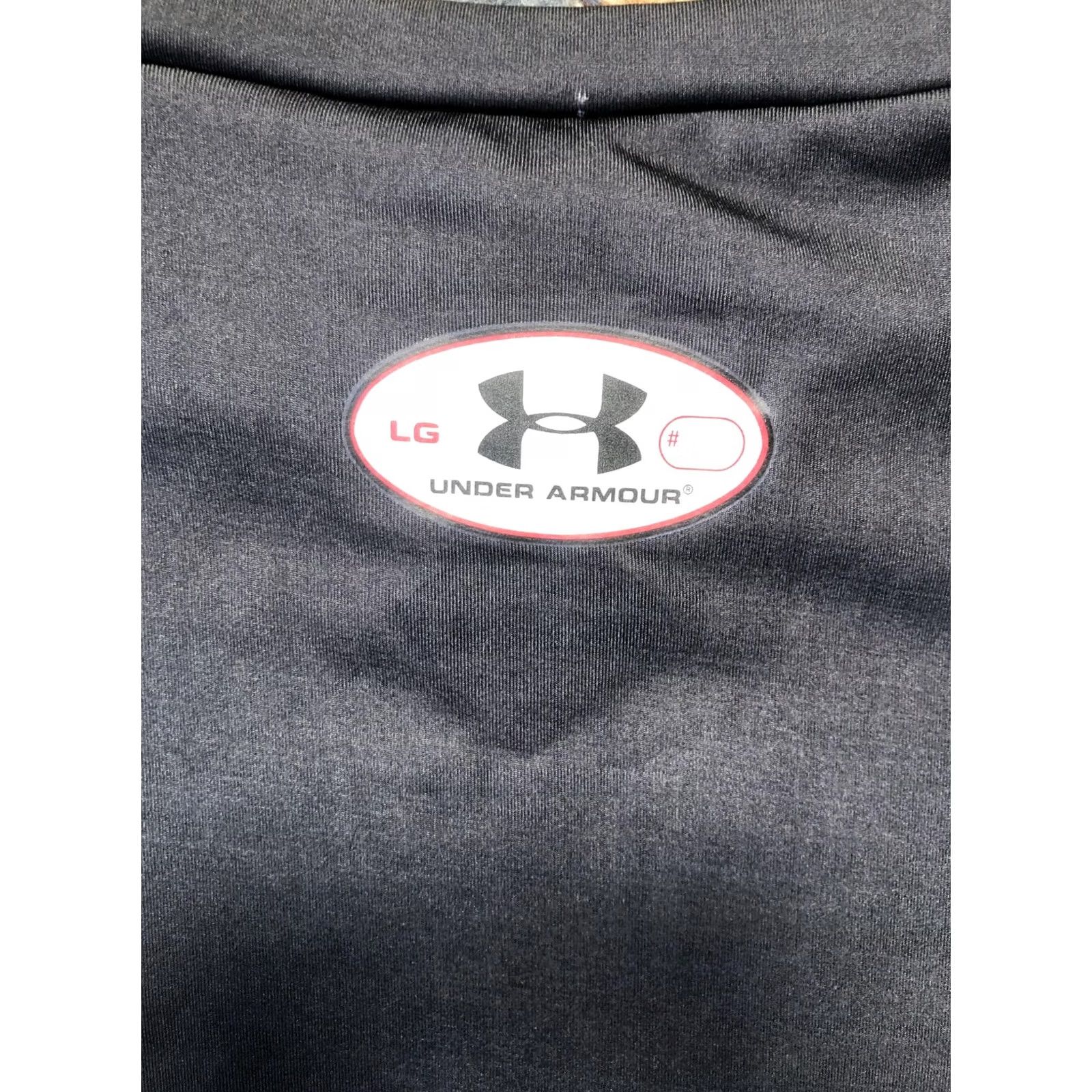Under Armour Under Armour HeatGear Shirt Mens Large Black Superman Short Sleeve Raglan Crew Neck Compression Athletic Tee Size US L / EU 52-54 / 3 - 7 Thumbnail