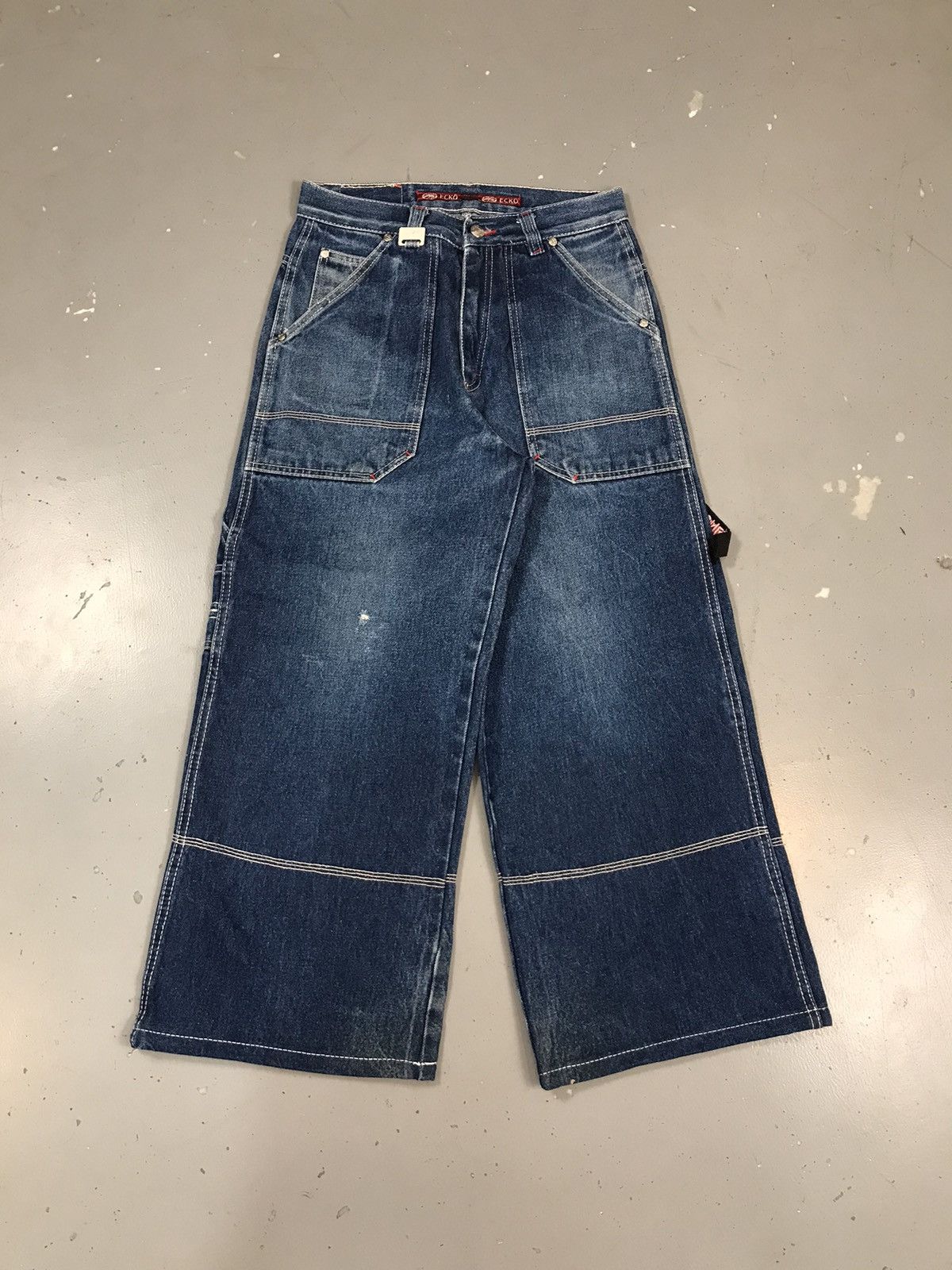 JNCO × Vintage Vintage Ecko big pocket carpenter baggy denim Size US 28 / EU 44 - 1 Thumbnail
