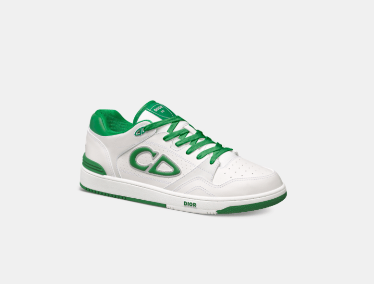Dior o1w1db10426 3SN318 Low-Top Sneakers in White/Green Size US 13 / EU 46 - 2 Thumbnail