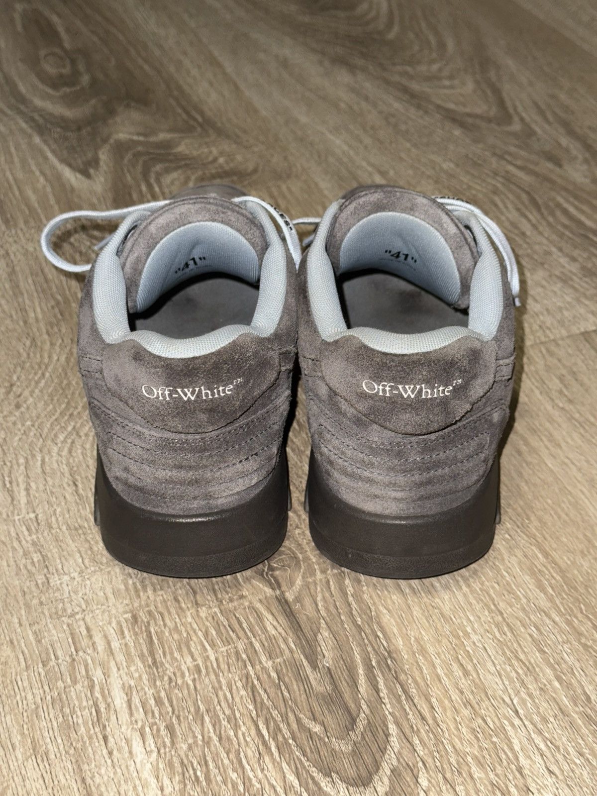 Off-White Off-White Out of Office Suede Size US 8 / EU 41 - 4 Thumbnail