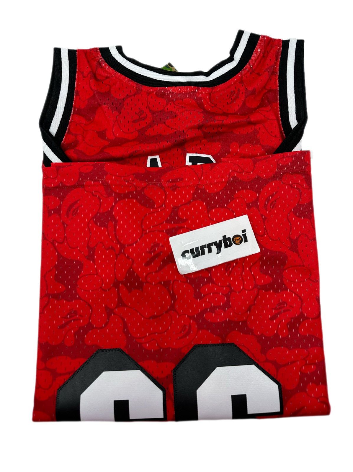 Bape × Mitchell & Ness BAPE x Mitchell & Ness Miami Heat Jersey Red Size US L / EU 52-54 / 3 - 4 Thumbnail