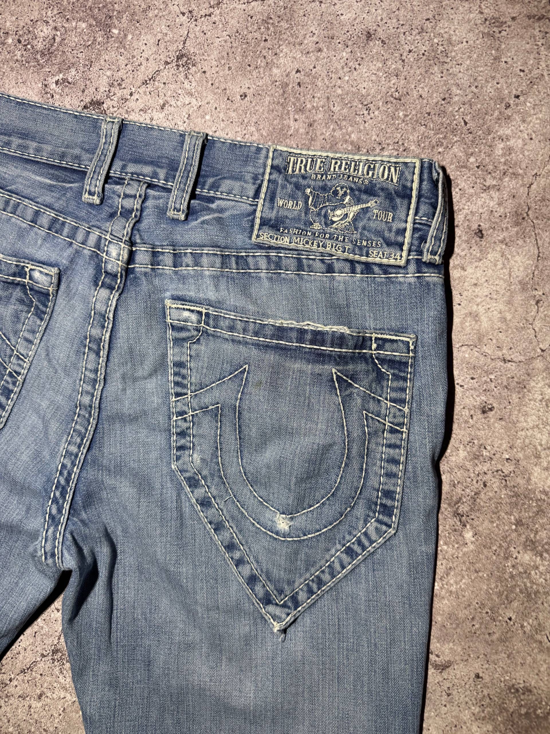True Religion True Religion Vintage Blue Denim Streetwear Jeans Japanese Size US 34 / EU 50 - 3 Thumbnail