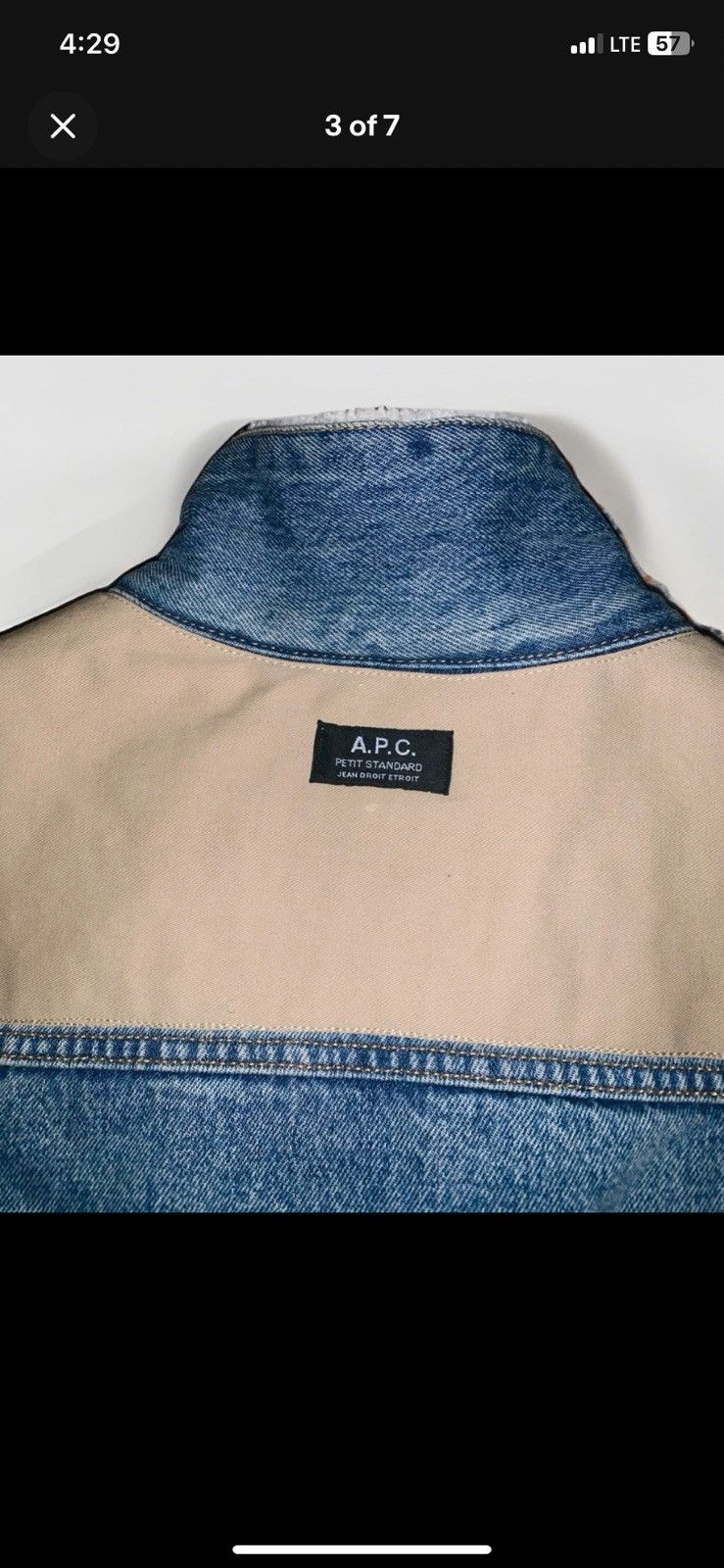 Other Custom Levi/A.P.C Denim Jacket Size US L / EU 52-54 / 3 - 3 Thumbnail