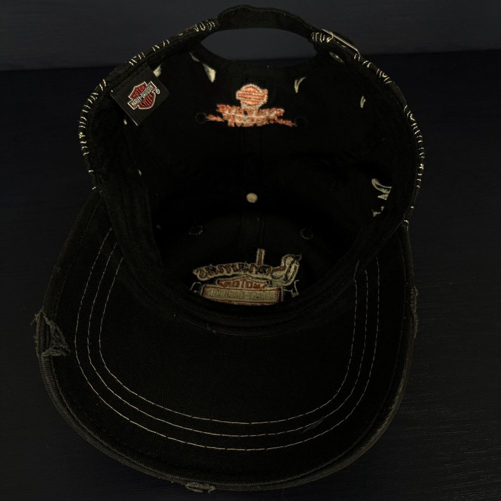 Harley Davidson × Vintage 🇧🇸HARLEY-DAVIDSON Bahamas 🔥 Cap Size ONE SIZE - 6 Thumbnail