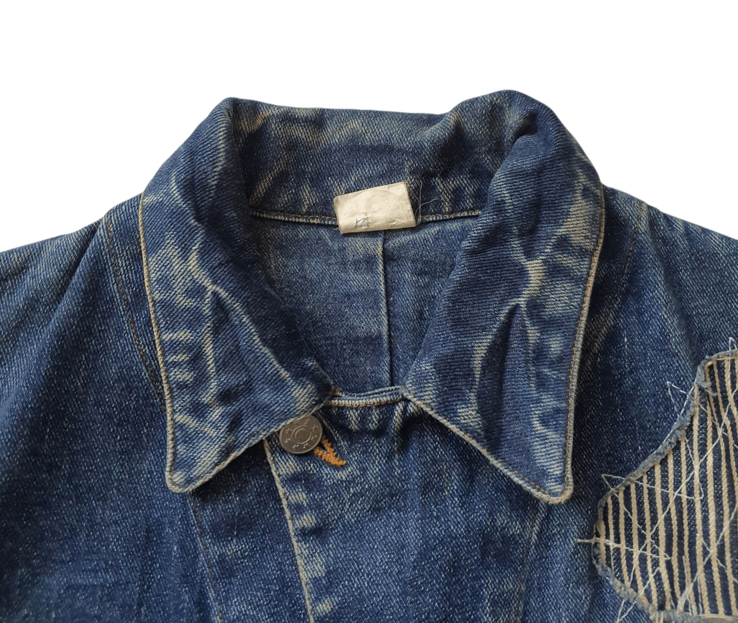 Other Vintage Denim Work Patches Boro Sashiko Jacket size Size US XS / EU 42 / 0 - 8 Thumbnail