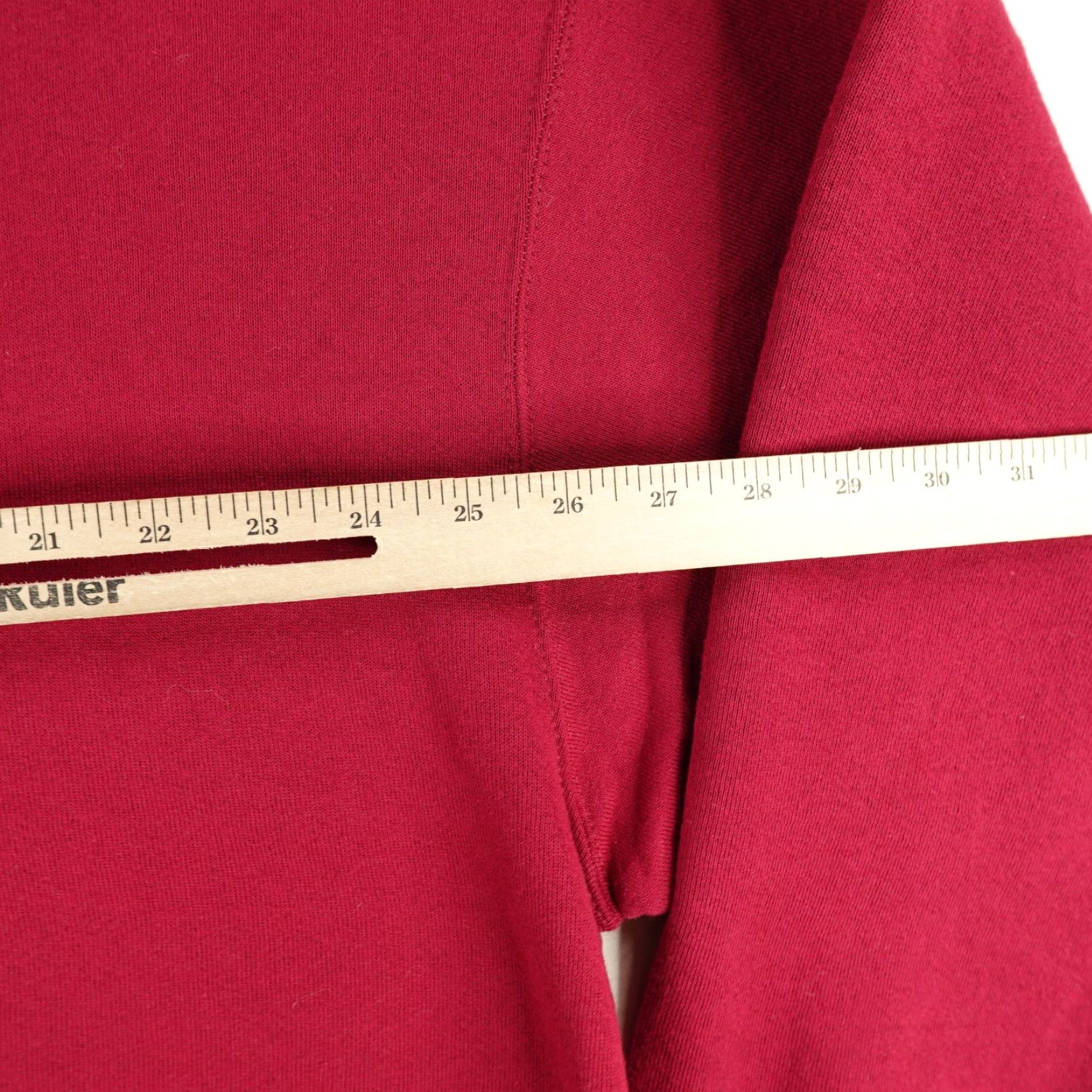 Fruit Of The Loom Vintage Burleigh Falls Ontario Sweatshirt Mens 2XL Red Crew Sweater Pullover 90s Size US XXL / EU 58 / 5 - 5 Thumbnail