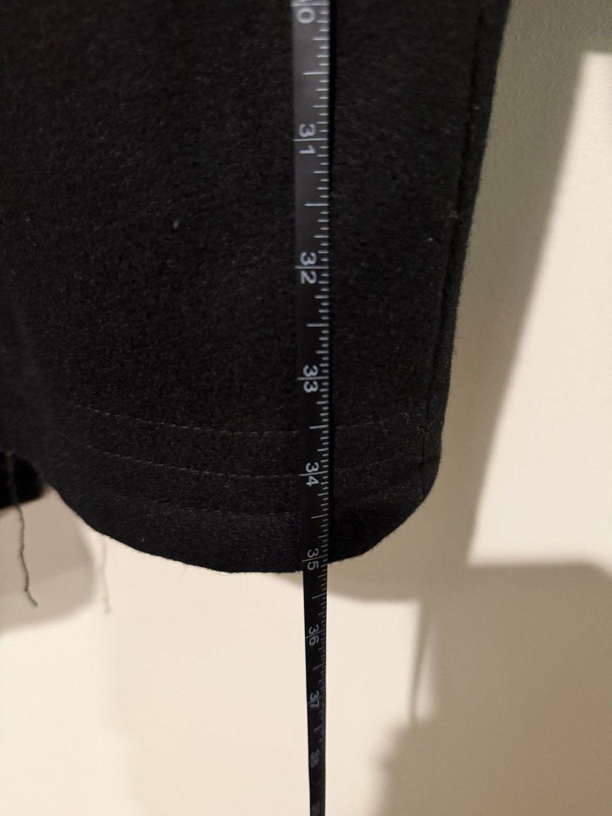 Vintage Vintage 80s Narragansett black wool strap overcoat Size US L / EU 52-54 / 3 - 10 Thumbnail