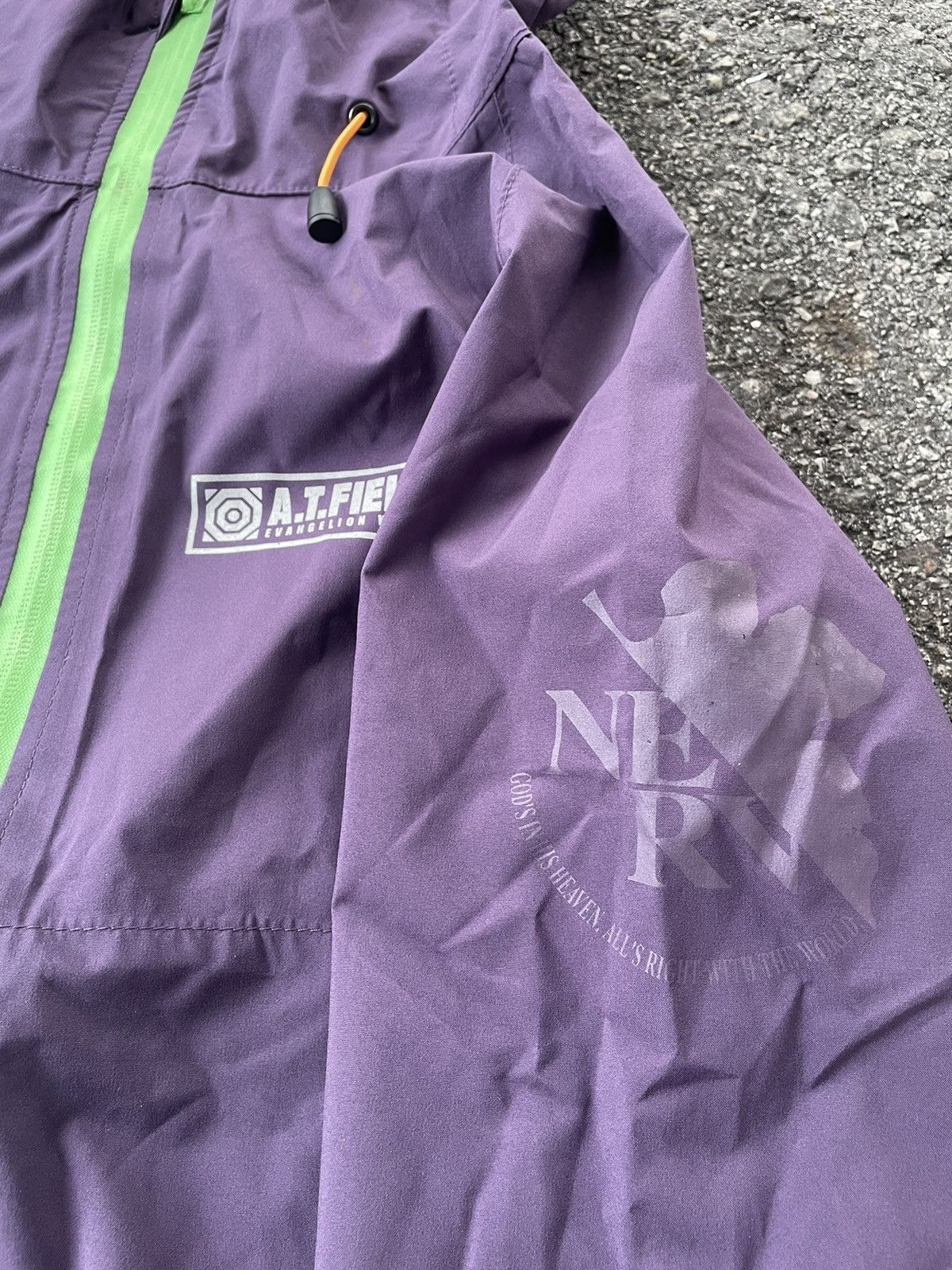 Anime × Japanese Brand Evangelion Collaboration Rain Jacket Size US S / EU 44-46 / 1 - 2 Thumbnail