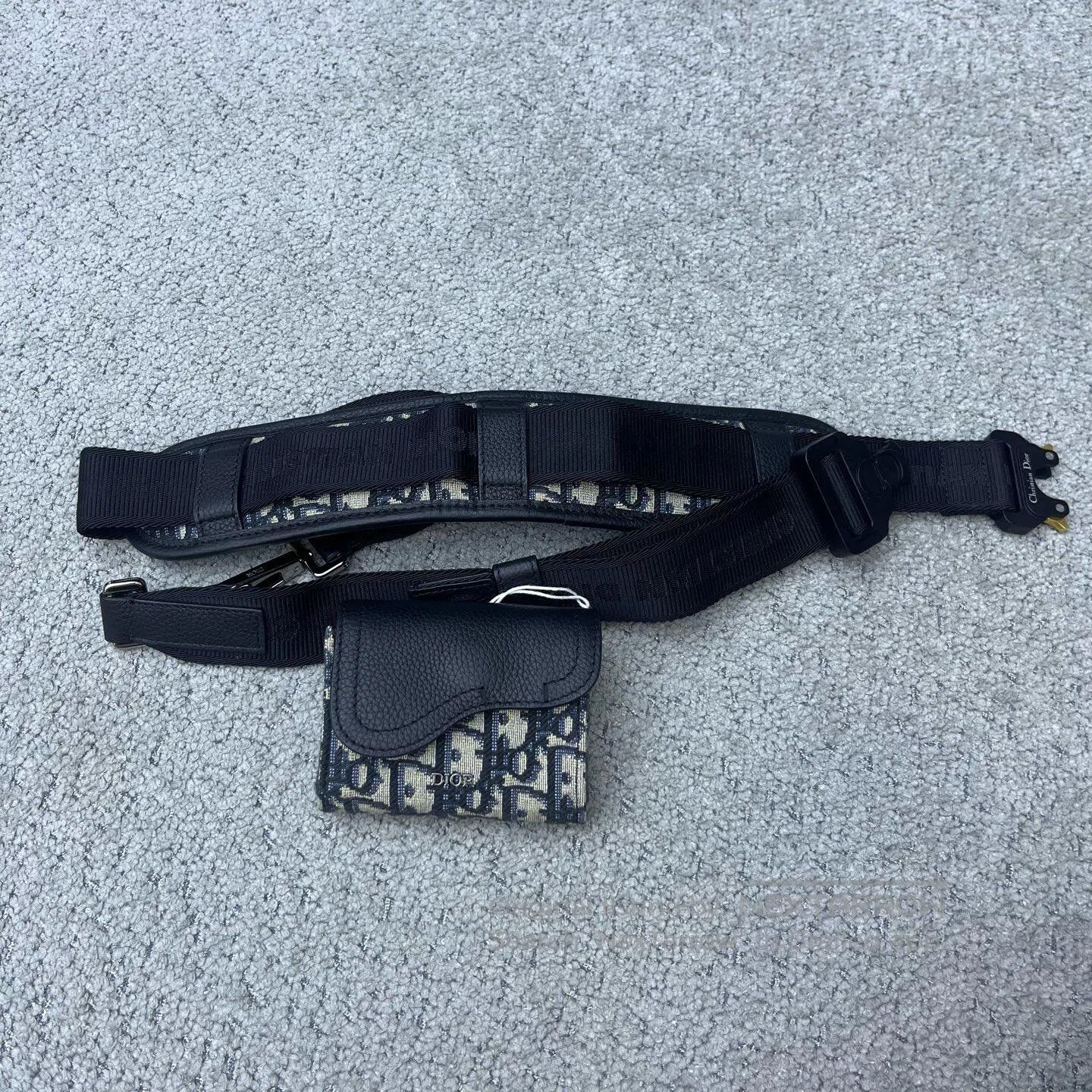 Dior Dior Black nylon pet leash bag| Size ONE SIZE - 3 Thumbnail