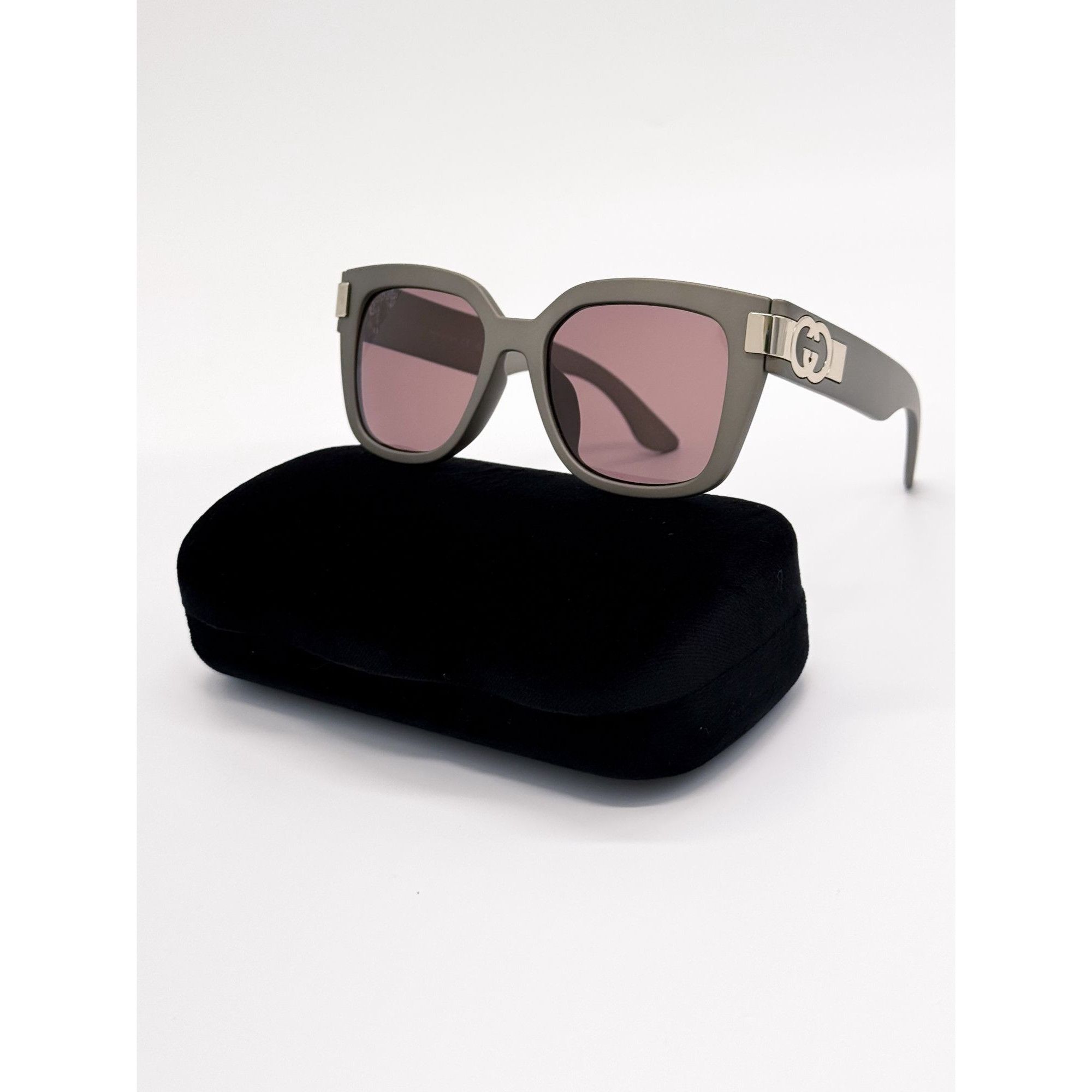 Gucci NEW GUCCI SUNGLASSES GG1690SK 003 GRAY WOMEN EYEWEAR Size ONE SIZE - 1 Thumbnail