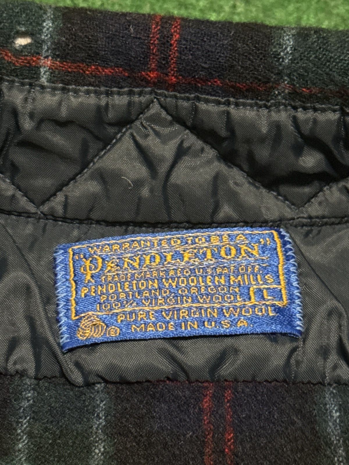 Pendleton Vintage Pendleton Wool Plaid Button Up Large Flannel Shirt Size US L / EU 52-54 / 3 - 3 Thumbnail