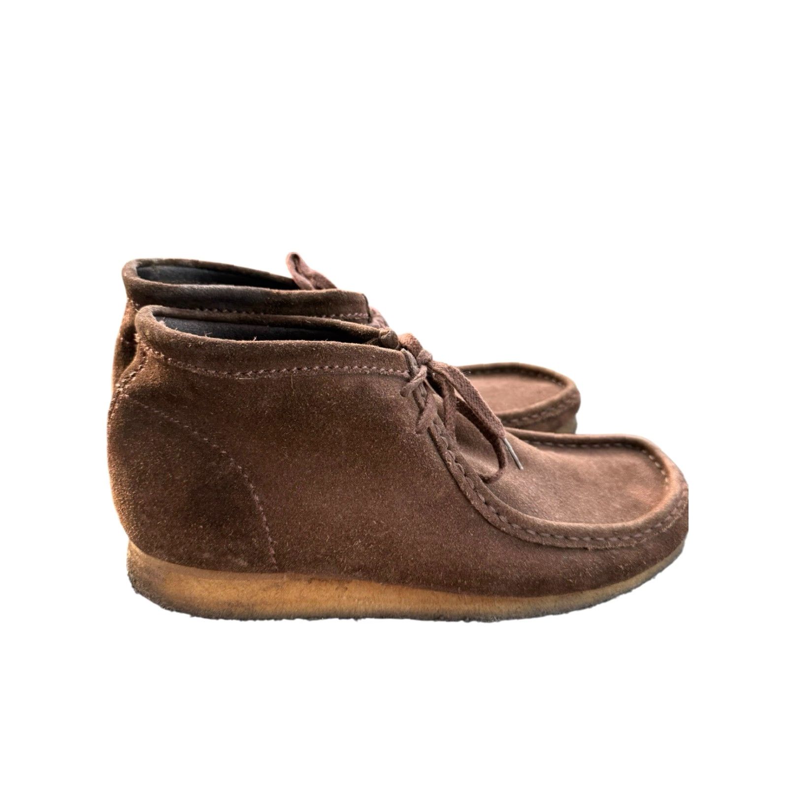 Clarks Clarks Originals Wallabee Boots Men 10.5 Dark Brown Suede Great Condition Size US 11 / EU 44 - 4 Thumbnail