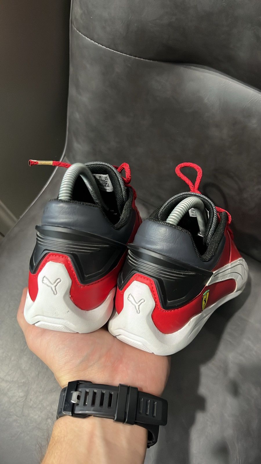 Y2K Puma & Ferrari hype low-top sneakers