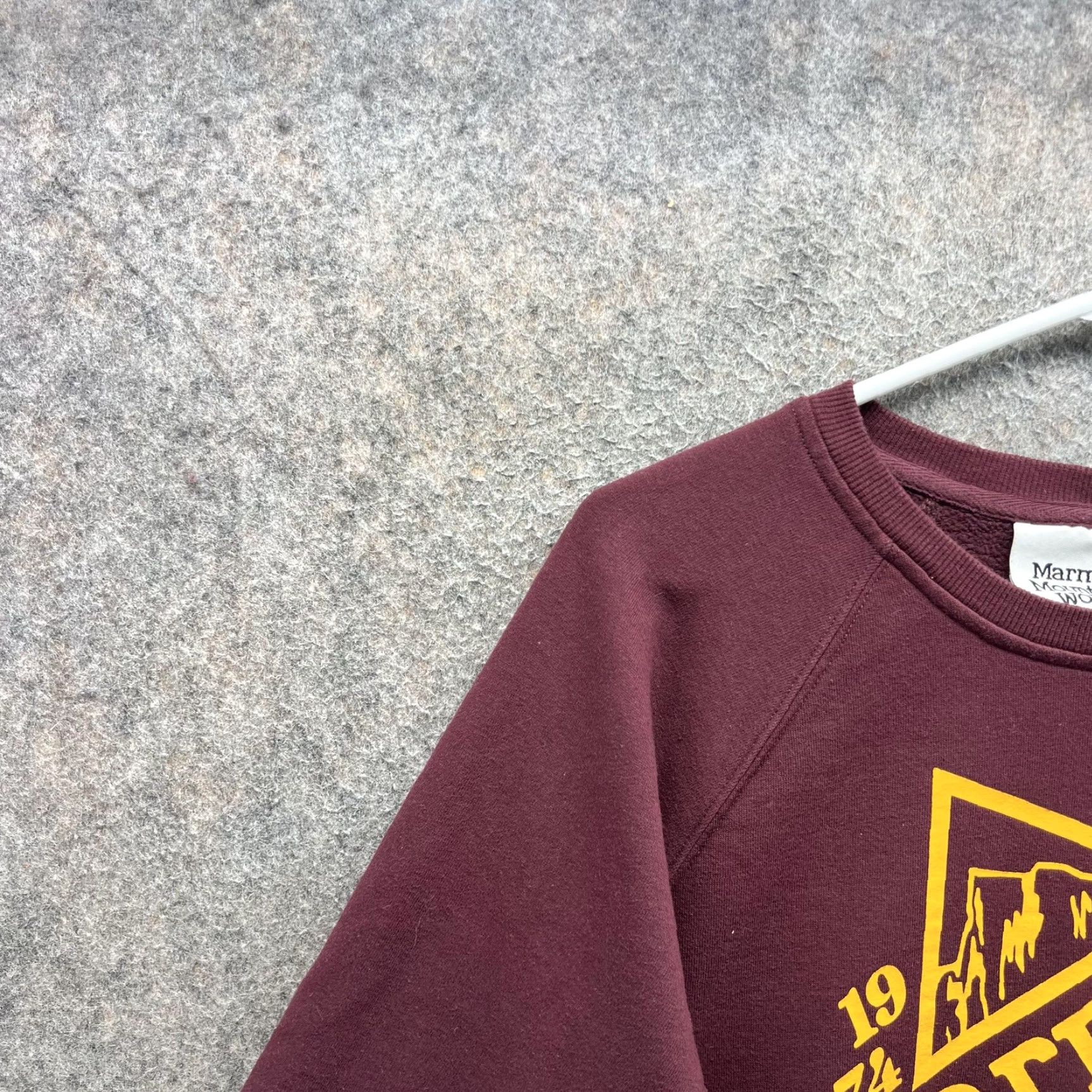 Marmot Marmot Sweatshirt Mens Small Red Graphic Fleece Crewneck Pullover Hiking Logo Size US S / EU 44-46 / 1 - 7 Thumbnail
