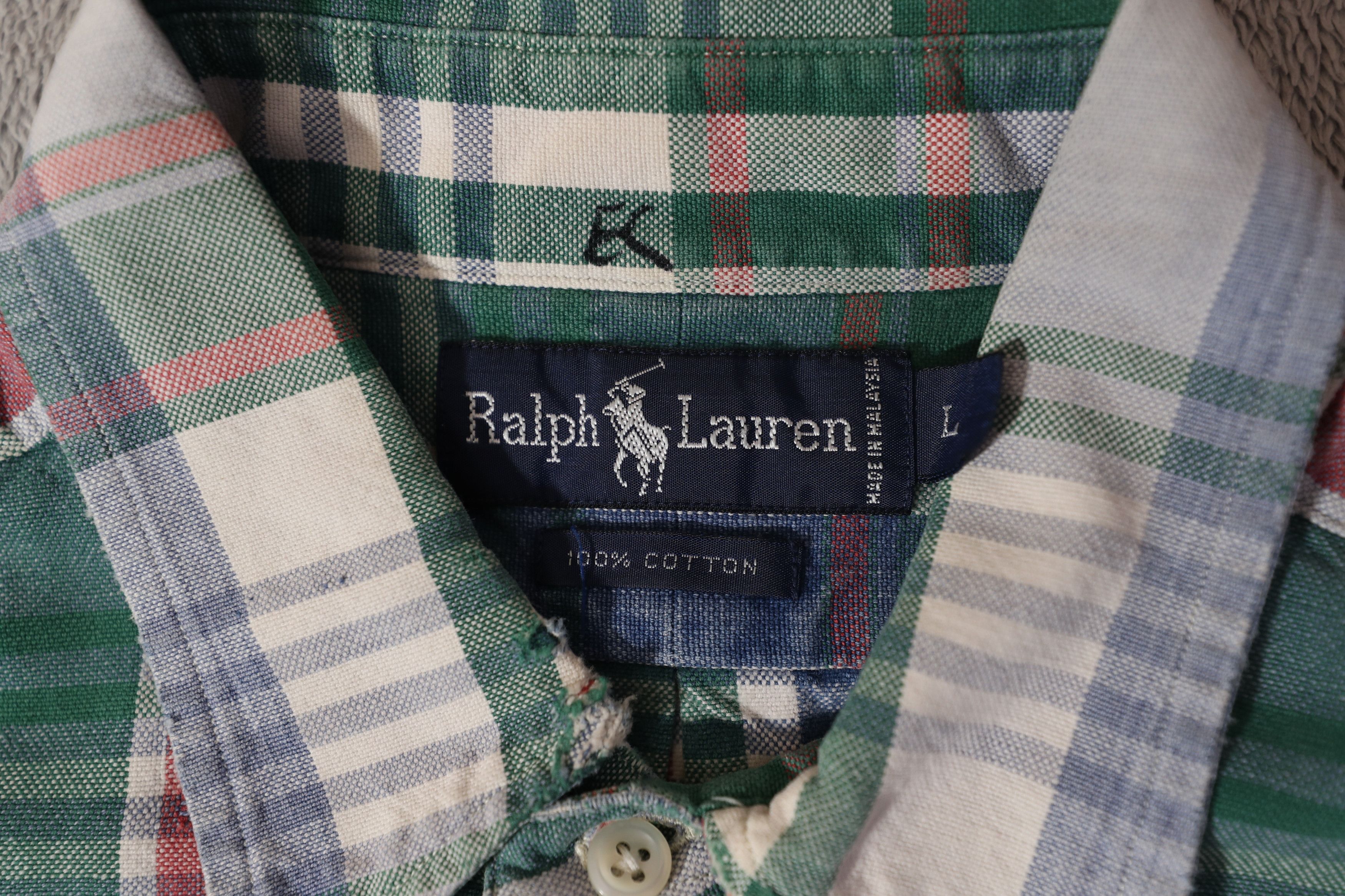 Polo Ralph Lauren Polo Ralph Lauren icon logo plaid stretch poplin (L) Size US L / EU 52-54 / 3 - 8 Thumbnail