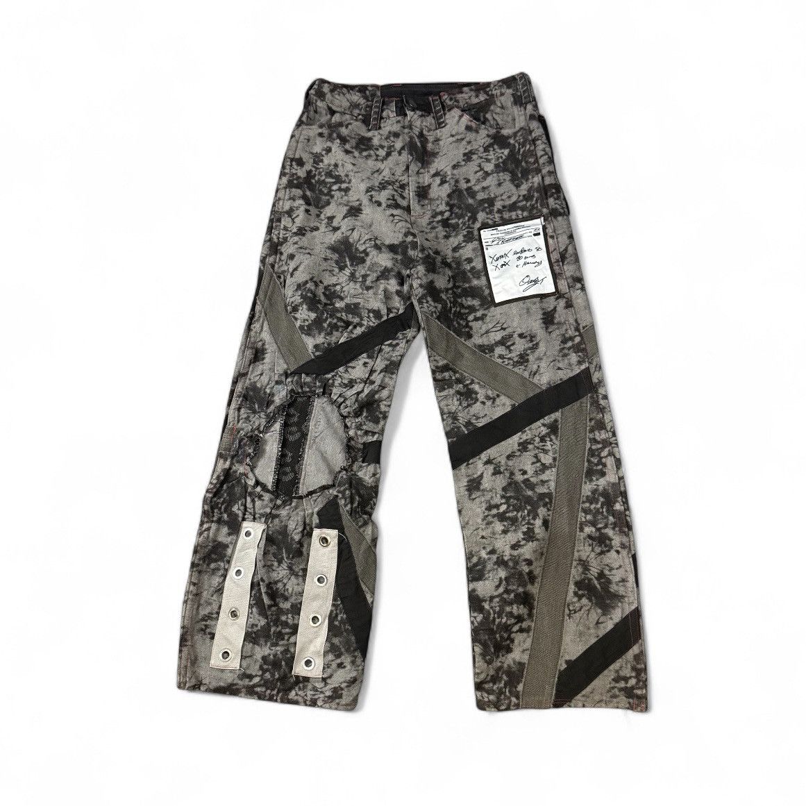 14th Addiction Japanese Seditionaries Grunge Punk Baggy Art Distressed Pant Size US 30 / EU 46 - 2 Thumbnail
