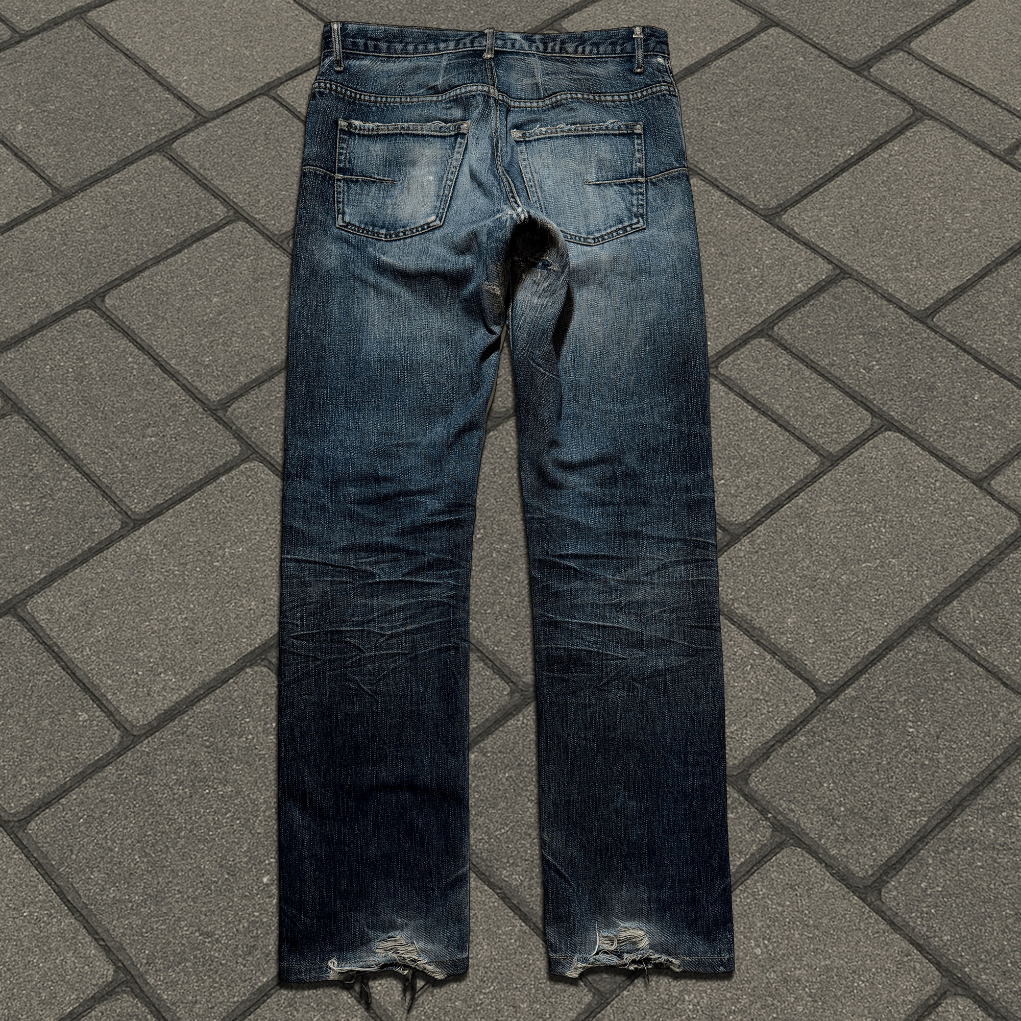 AW03 Dior Homme Mudwash Clawmark Denim