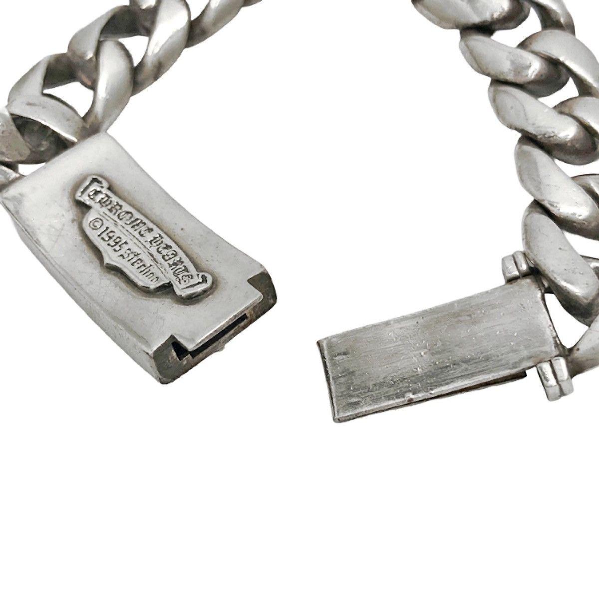 Chrome Hearts 12link Chrome Hearts Dagger Heart ID Classic Bracelet Size ONE SIZE - 3 Thumbnail