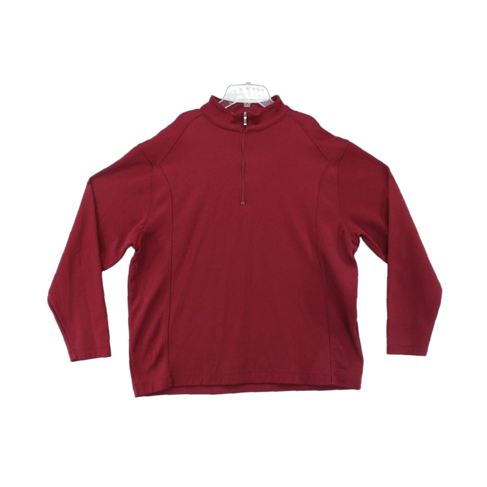 Nike VINTAGE Nike Golf Sport Cover Up Men's XL Red 1/4 Zip Pullover Sweater Preppy Modern Size US XL / EU 56 / 4 - 1 Thumbnail