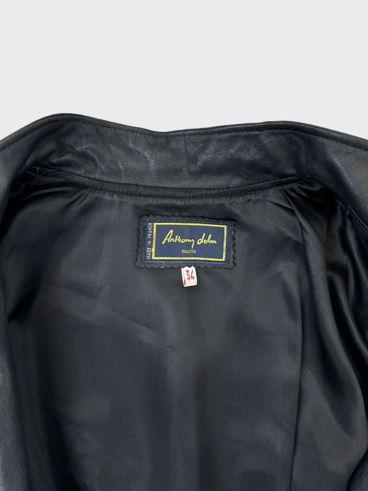 Genuine Leather Anthony Delon leather dress vintage Size XS / US 0-2 / IT 36-38 - 7 Thumbnail