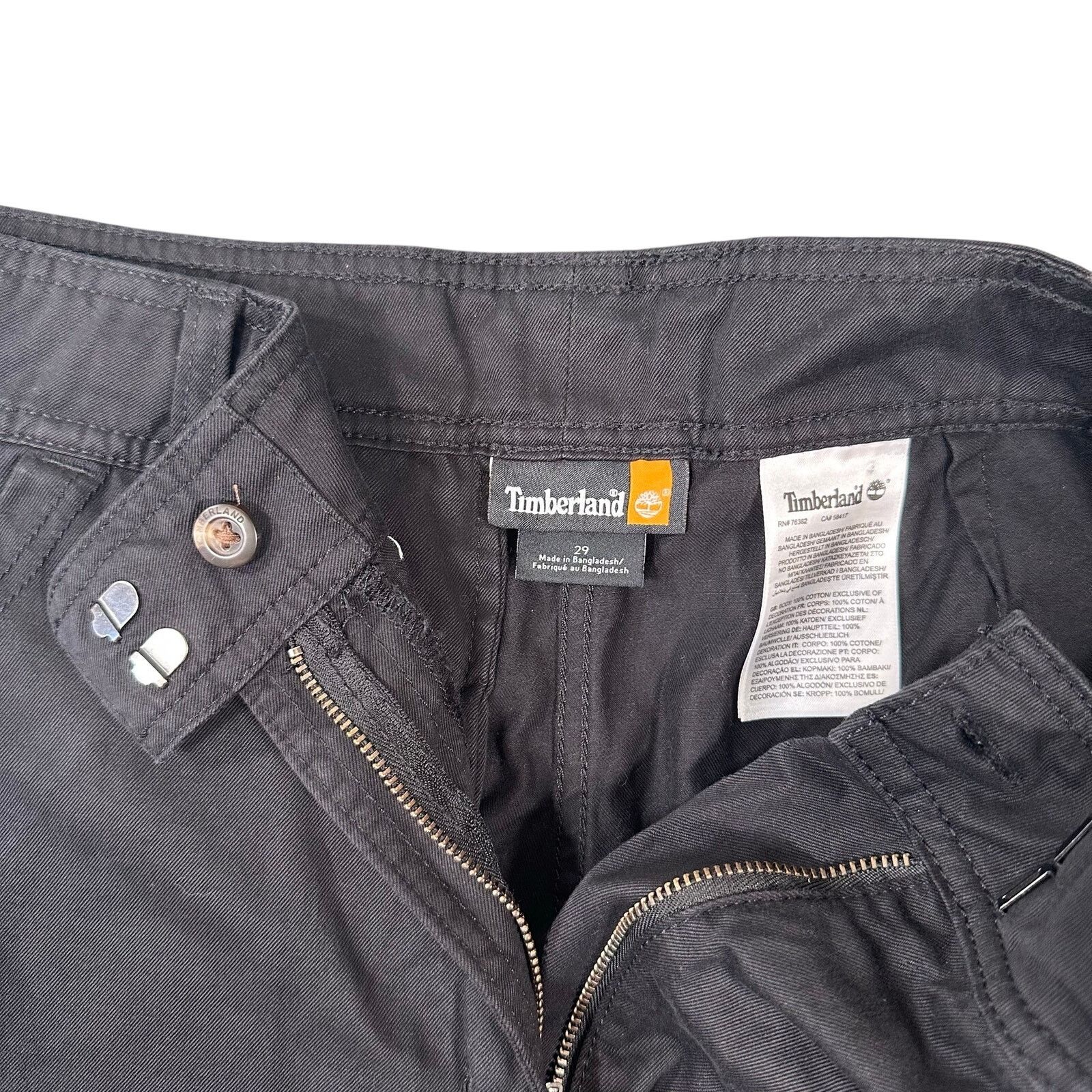 Timberland Timberland Men's Black Cargo Shorts Size 29 Size US 29 - 5 Thumbnail