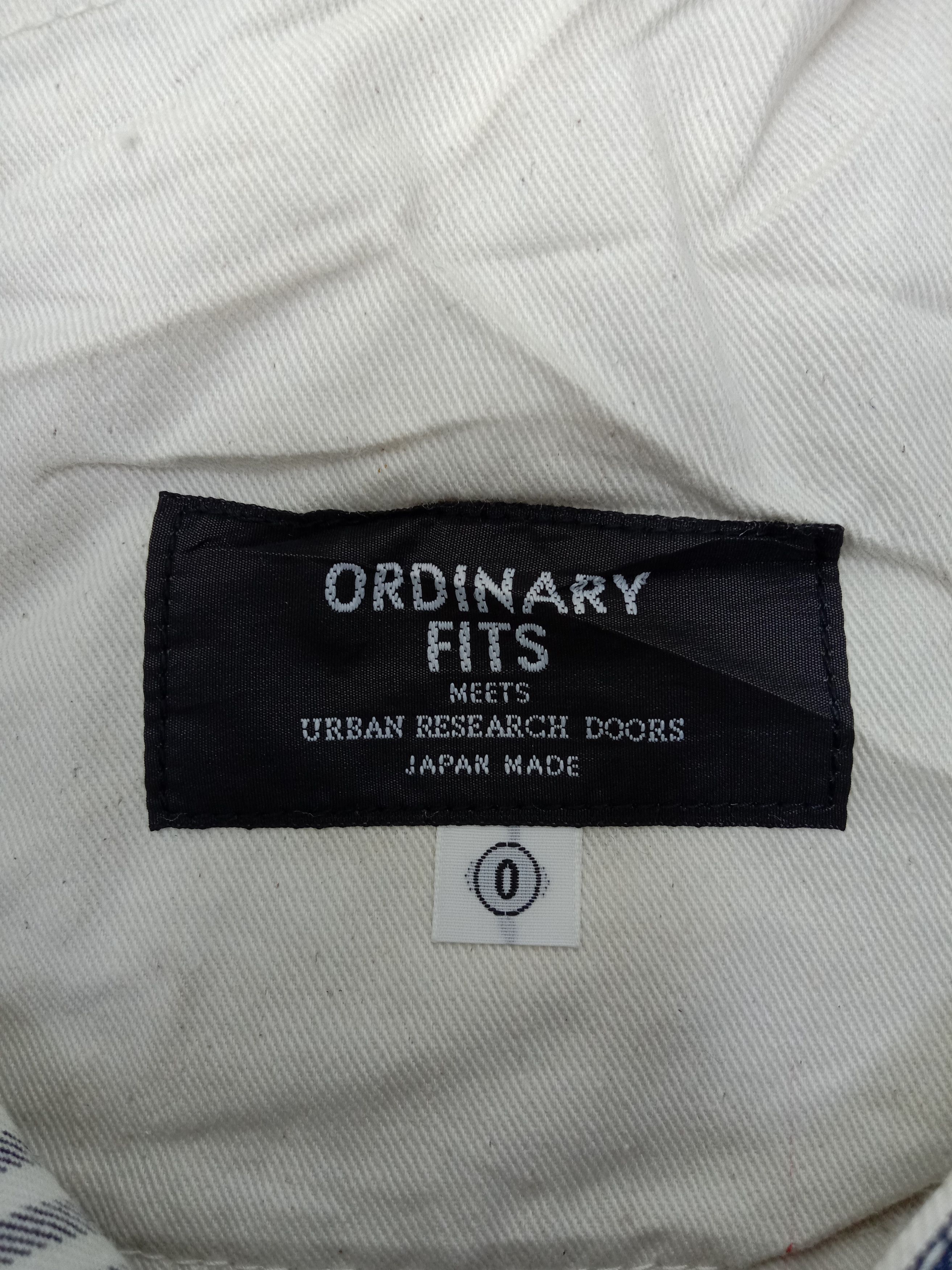 Japanese Brand Ordinary Fits Striped Wide Baggy Jeans Size 29" - 13 Thumbnail