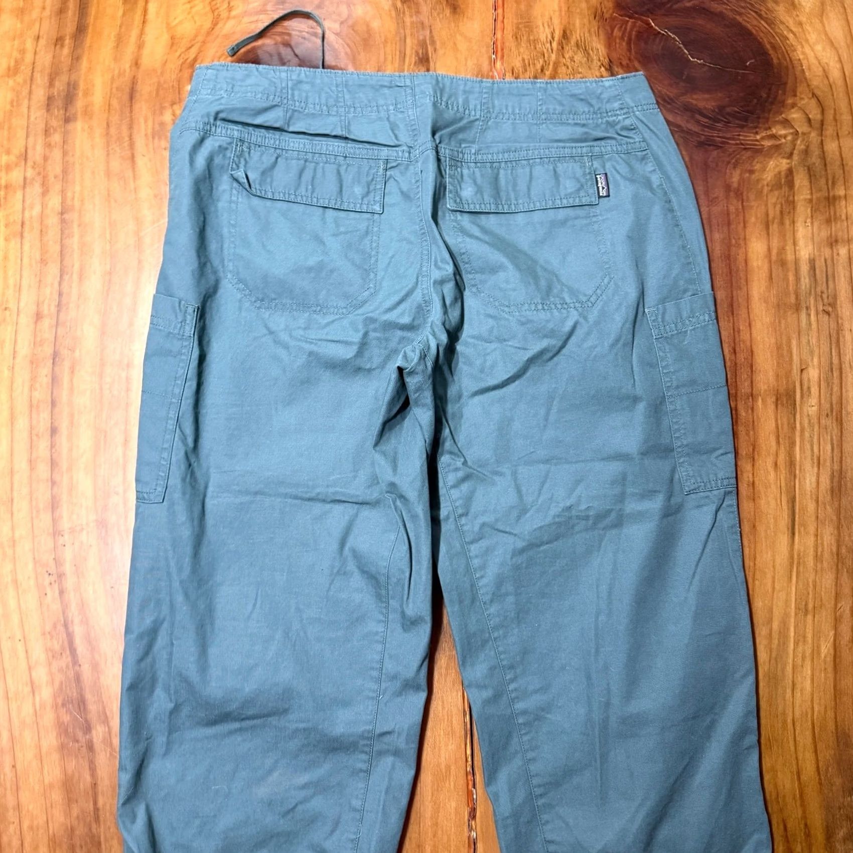 Patagonia Patagonia Women's Capri Pants 12 Knit 100% Cotton Inseam 22" Blue Outdoor Hiking Activewear Size 34" / US 12 / IT 48 - 5 Thumbnail