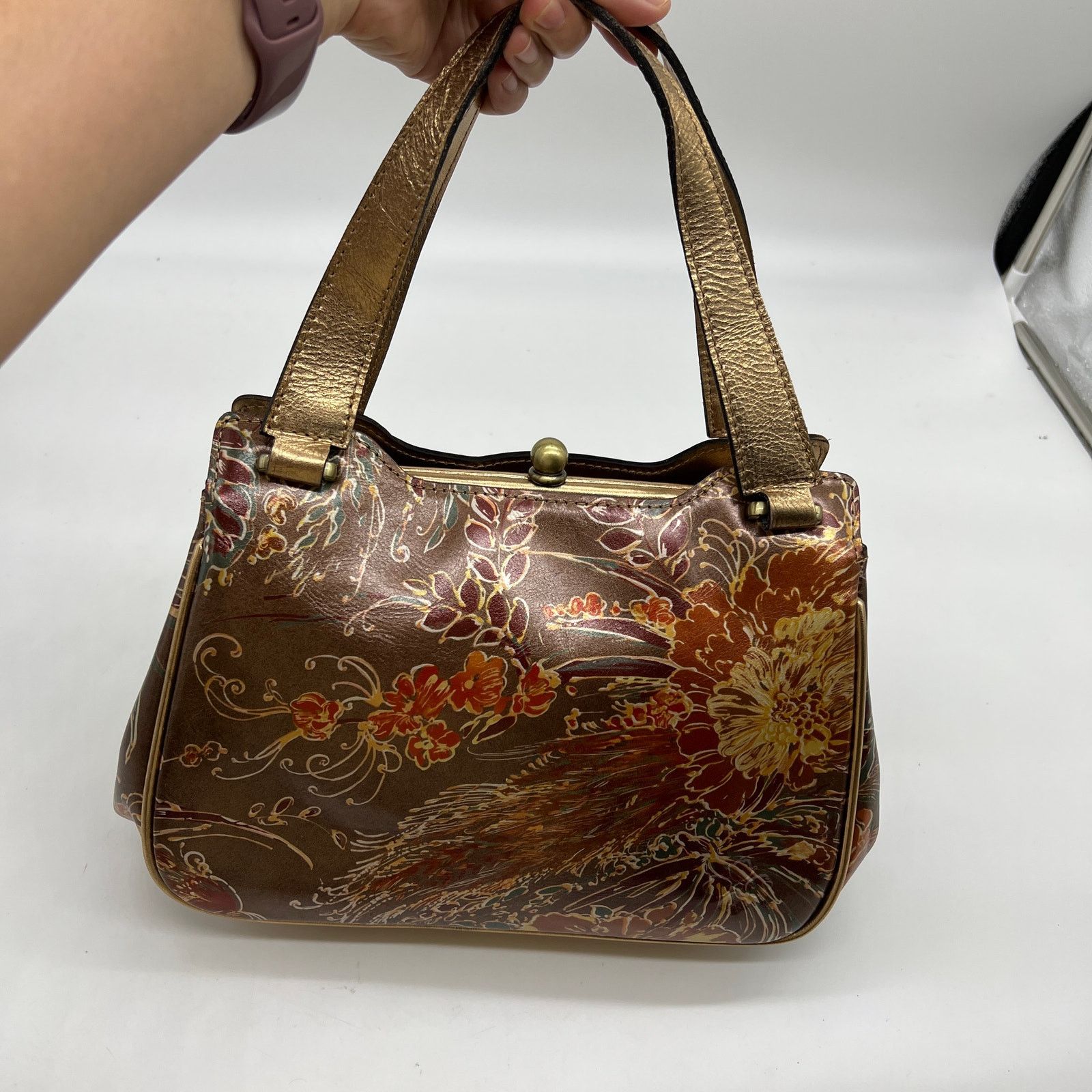 Patricia Nash Patricia Nash Leather Vattaro Frame Bag with C Size ONE SIZE - 1 Thumbnail