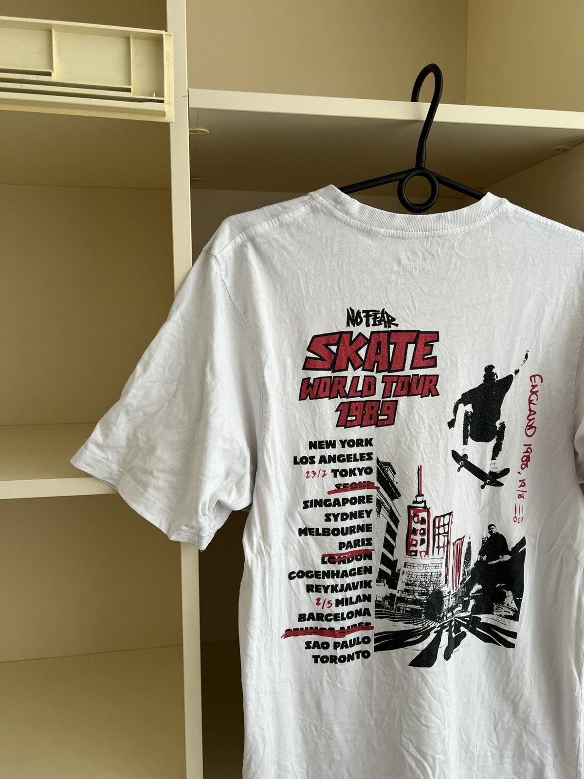 No Fear No Fear Skate World Tour T-Shirt Tee Size M Size US M / EU 48-50 / 2 - 4 Thumbnail