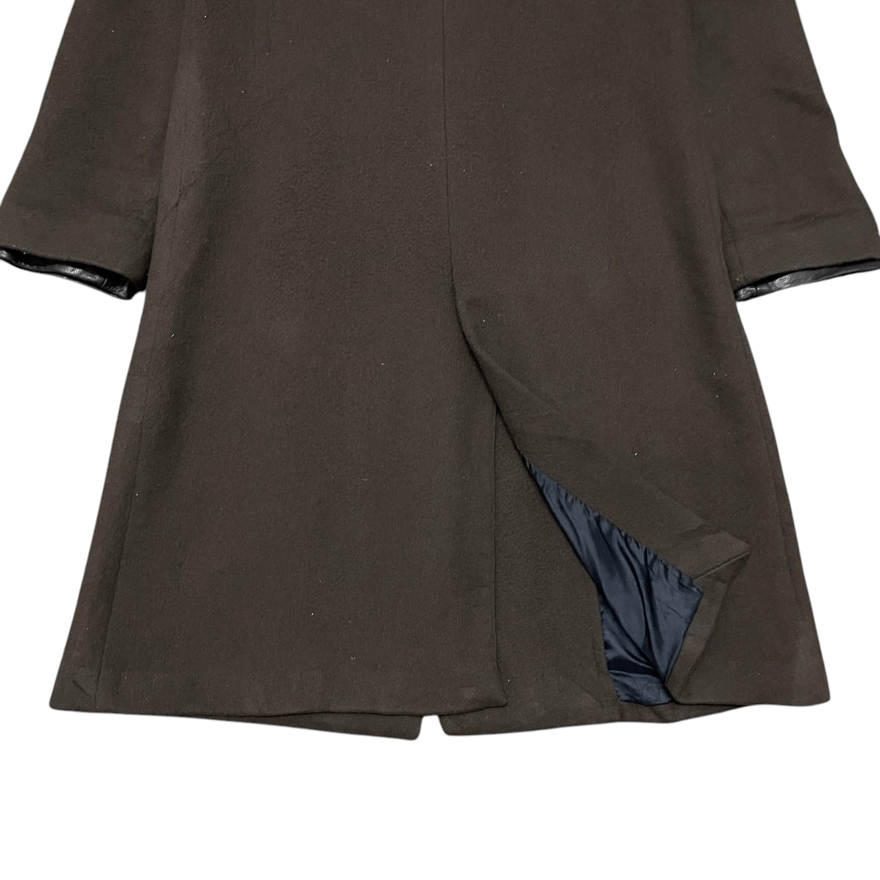 Viktor & Rolf Viktor & Rolf Wool Double Leather Collar Long Coat Size US S / EU 44-46 / 1 - 17 Thumbnail