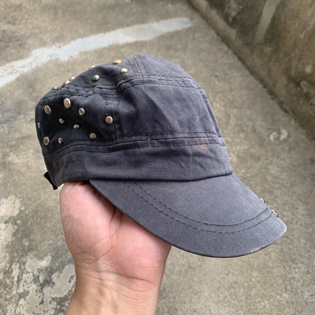 If Six Was Nine × Japanese Brand Cadet Hat Studded Y2K Style Size ONE SIZE - 4 Thumbnail