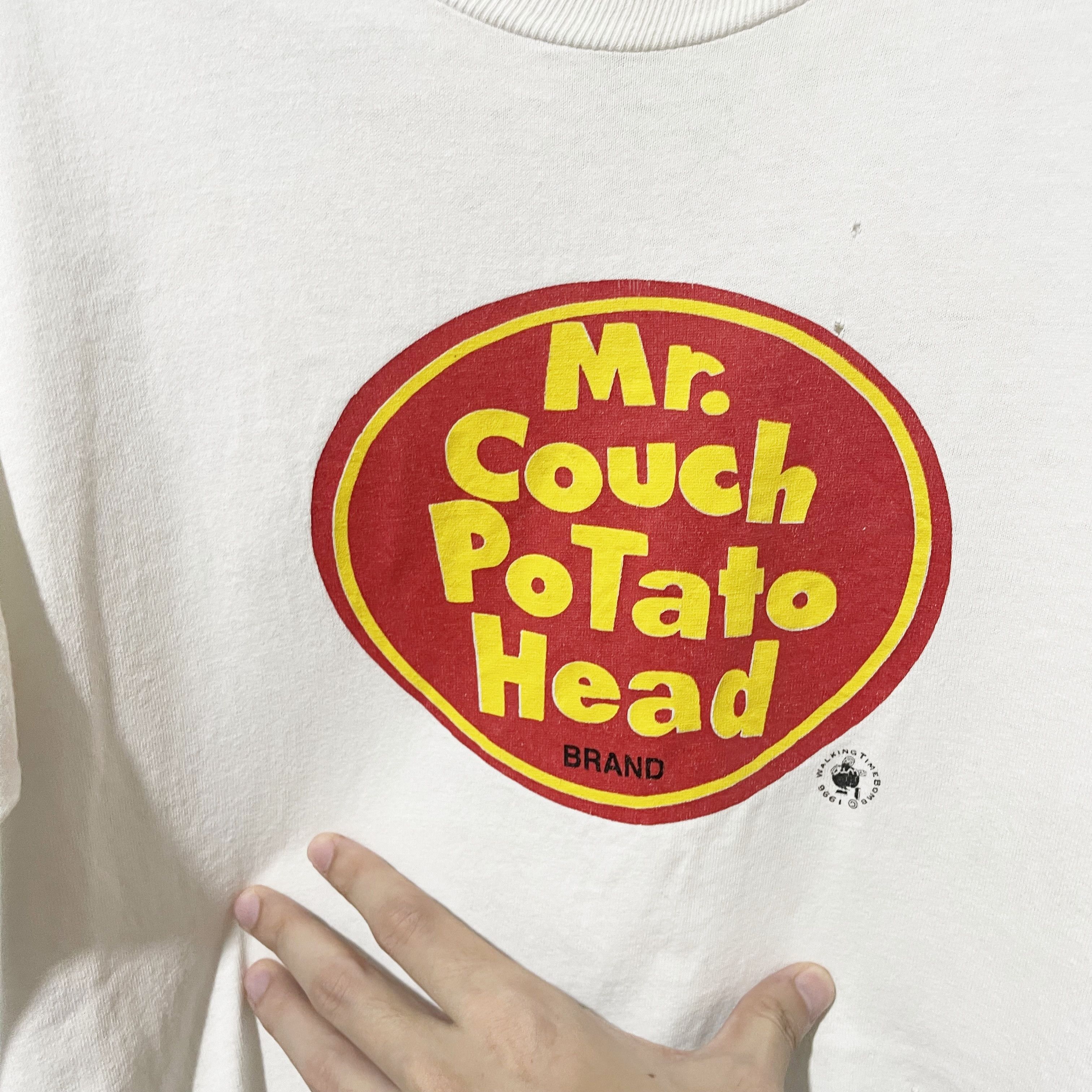 Vintage Vintage 90s Mr. Couch Potato Head T-Shirt Size US M / EU 48-50 / 2 - 2 Thumbnail