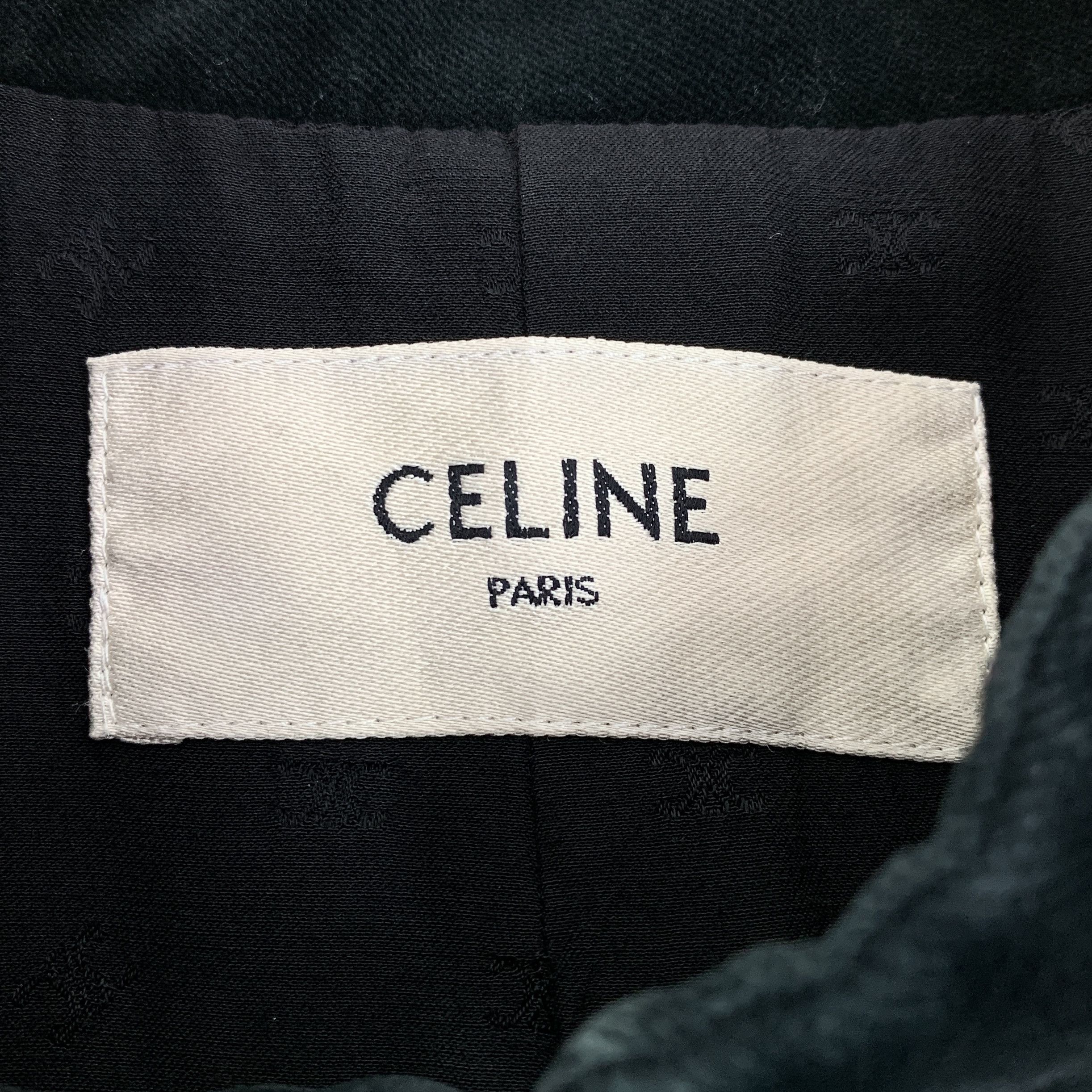 Celine Celine Black Velvet Cotton Long Sleeve Jacket (Size XS) Size XS / US 0-2 / IT 36-38 - 2 Thumbnail