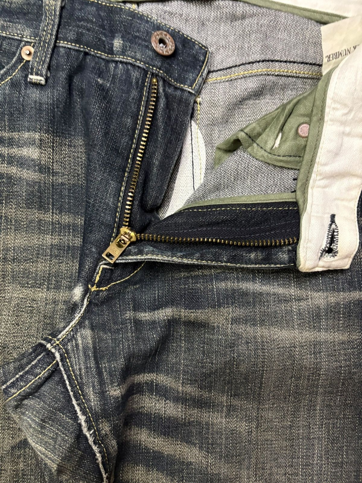 Japanese Brand Vintage Japanese Brand Rusty Wash Jeans Size US 32 / EU 48 - 9 Thumbnail