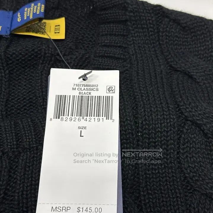 Polo Ralph Lauren Polo Ralph Lauren SS23 Solid Logo Crewneck Knit Sweater. Size US L / EU 52-54 / 3 - 3 Thumbnail