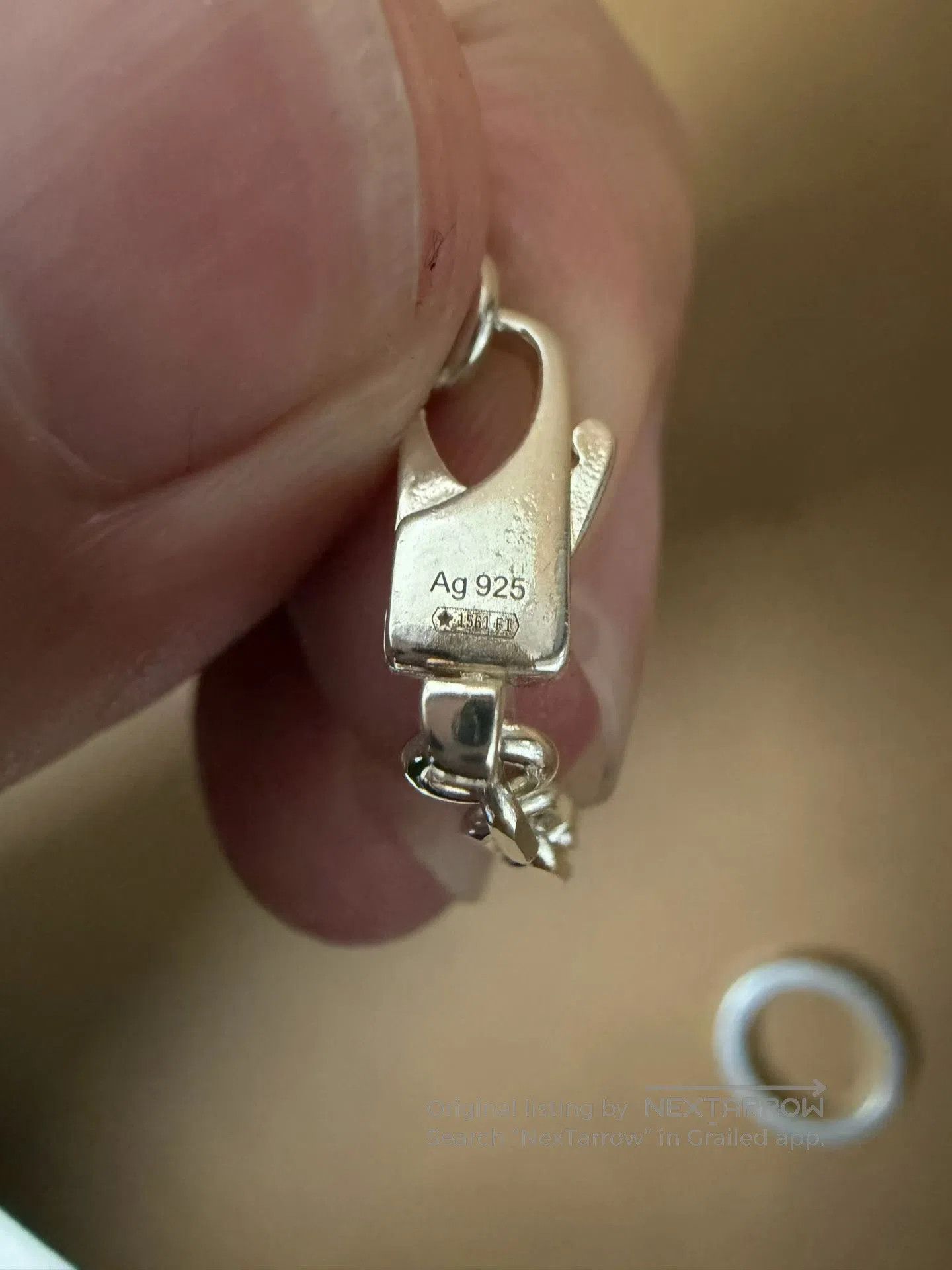 Gucci Guicci Letter logo 925 silver bracelet| Size ONE SIZE - 2 Thumbnail