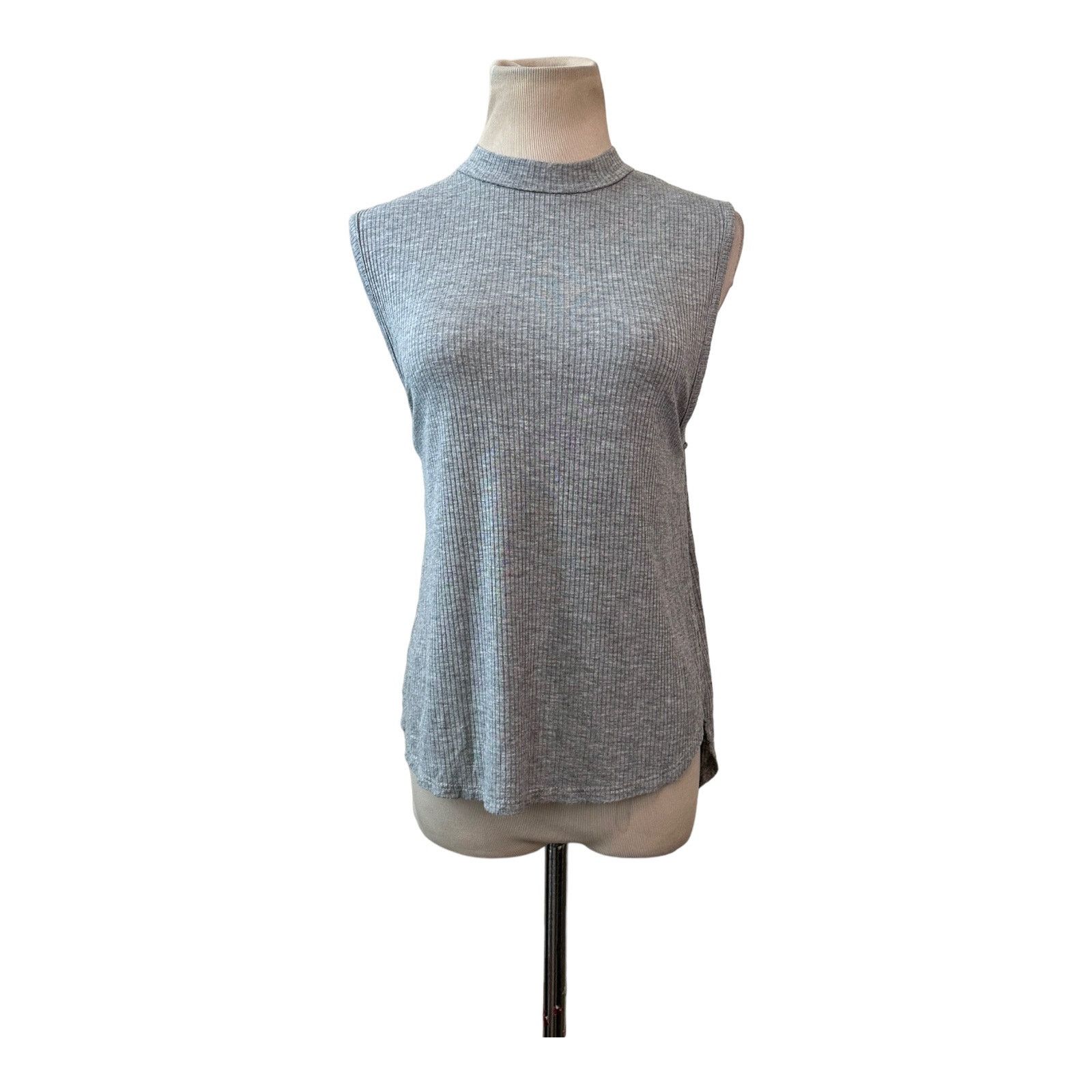 BP. BP gray sleeveless side flaps ribbed top size Small Size S / US 4 / IT 40 - 9 Thumbnail