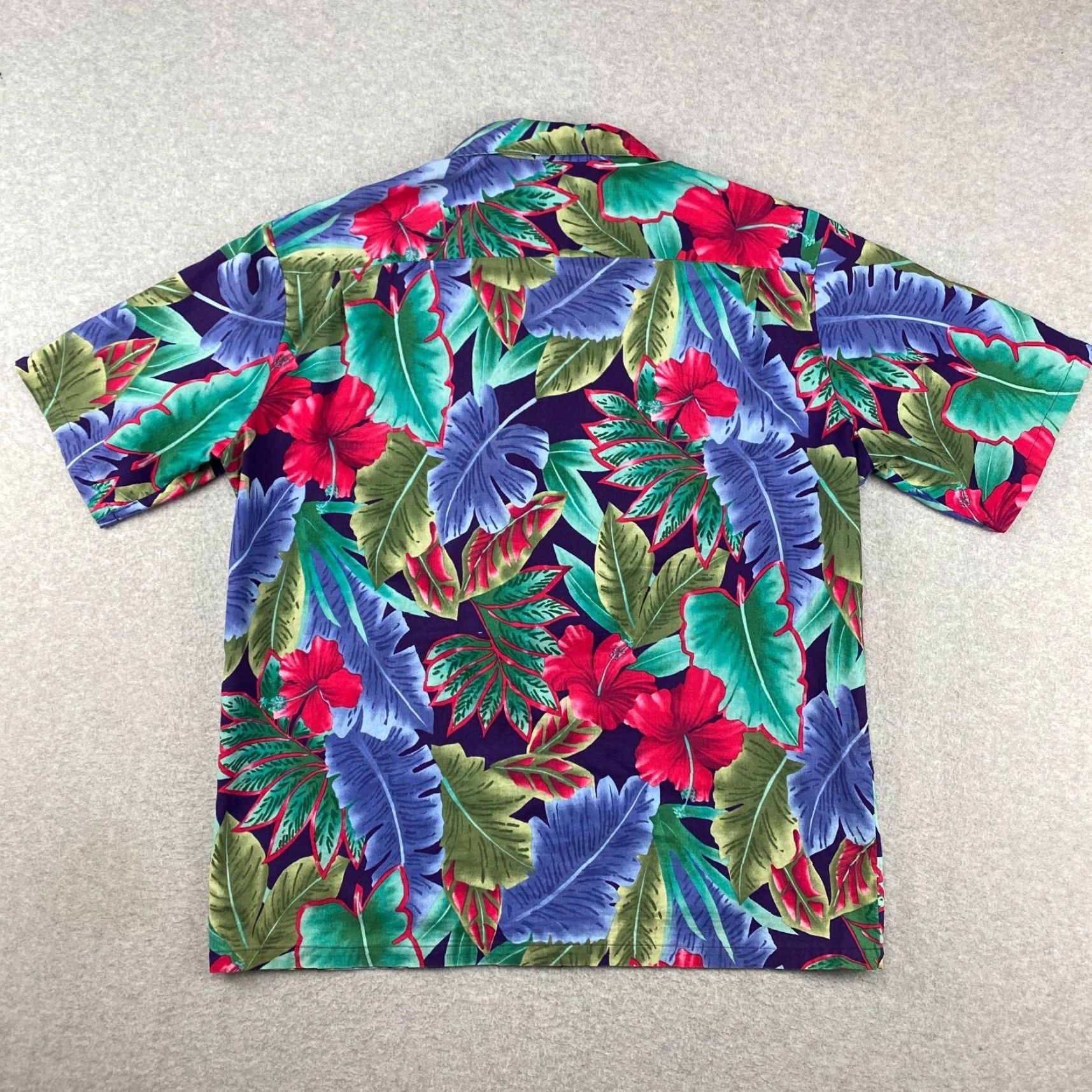 Hilo Hattie VINTAGE Hilo Hattie Shirt Mens XL Floral Blue Hawaiian Button-Up Casual Size US XL / EU 56 / 4 - 4 Thumbnail
