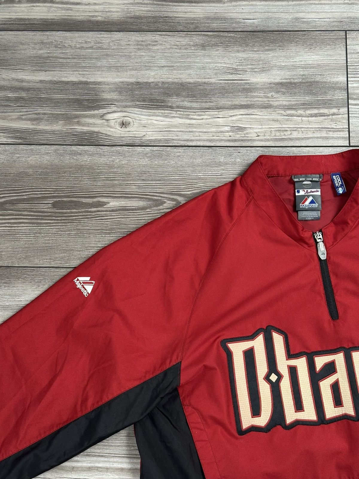 MLB × Vintage Arizona Diamondbacks Majestic Quarter Zip Light Jacket Size US S / EU 44-46 / 1 - 4 Thumbnail