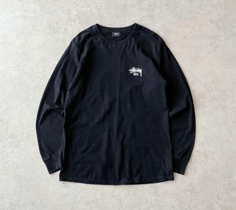 Stussy 00s Stussy Tokyo Long T Black Long Sleeve Tokyo Limited