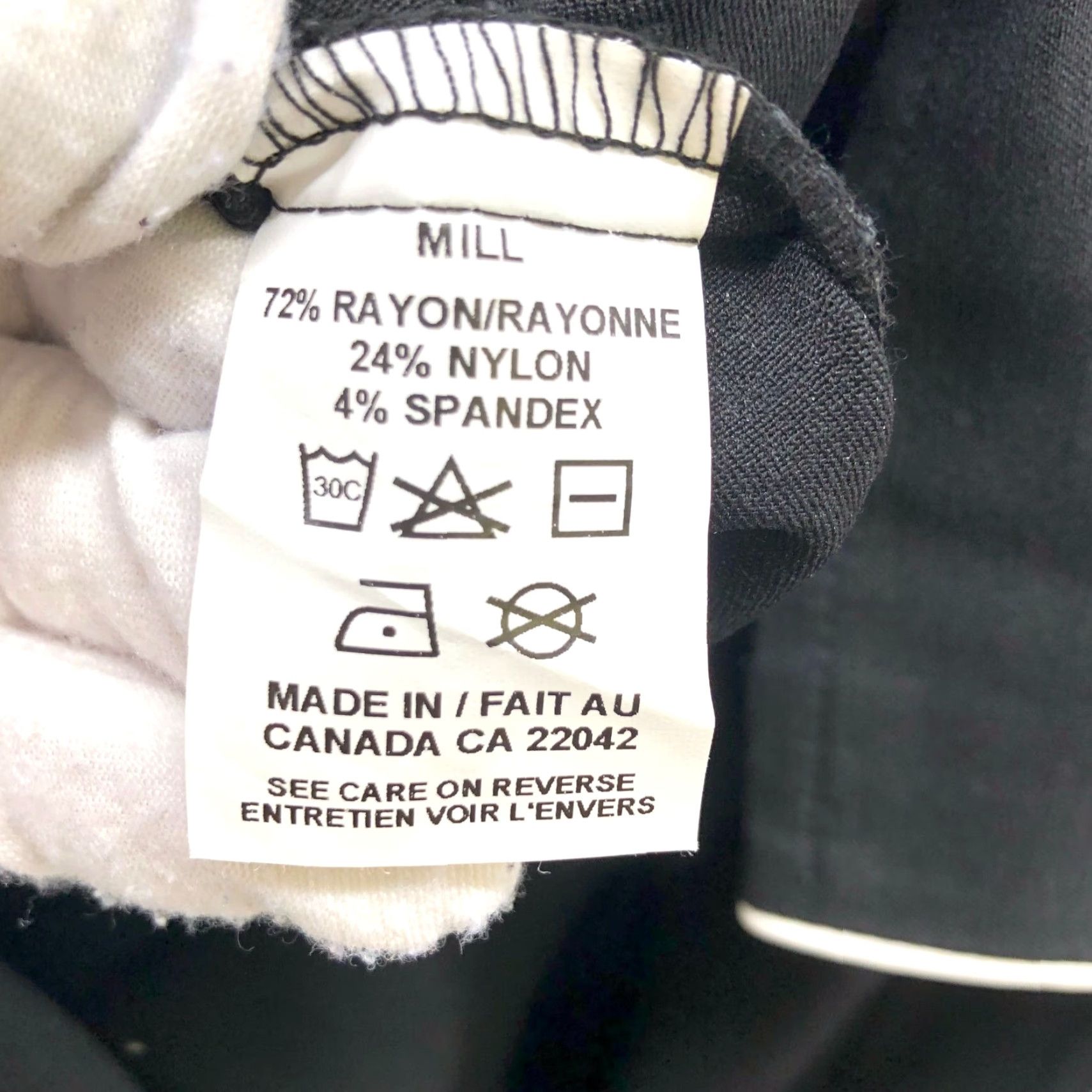 Vintage Margaret M Womens Black Pull On Stretch Pencil Skirt Size XS Workwear Comfort Size 26" / US 2 / IT 38 - 7 Thumbnail