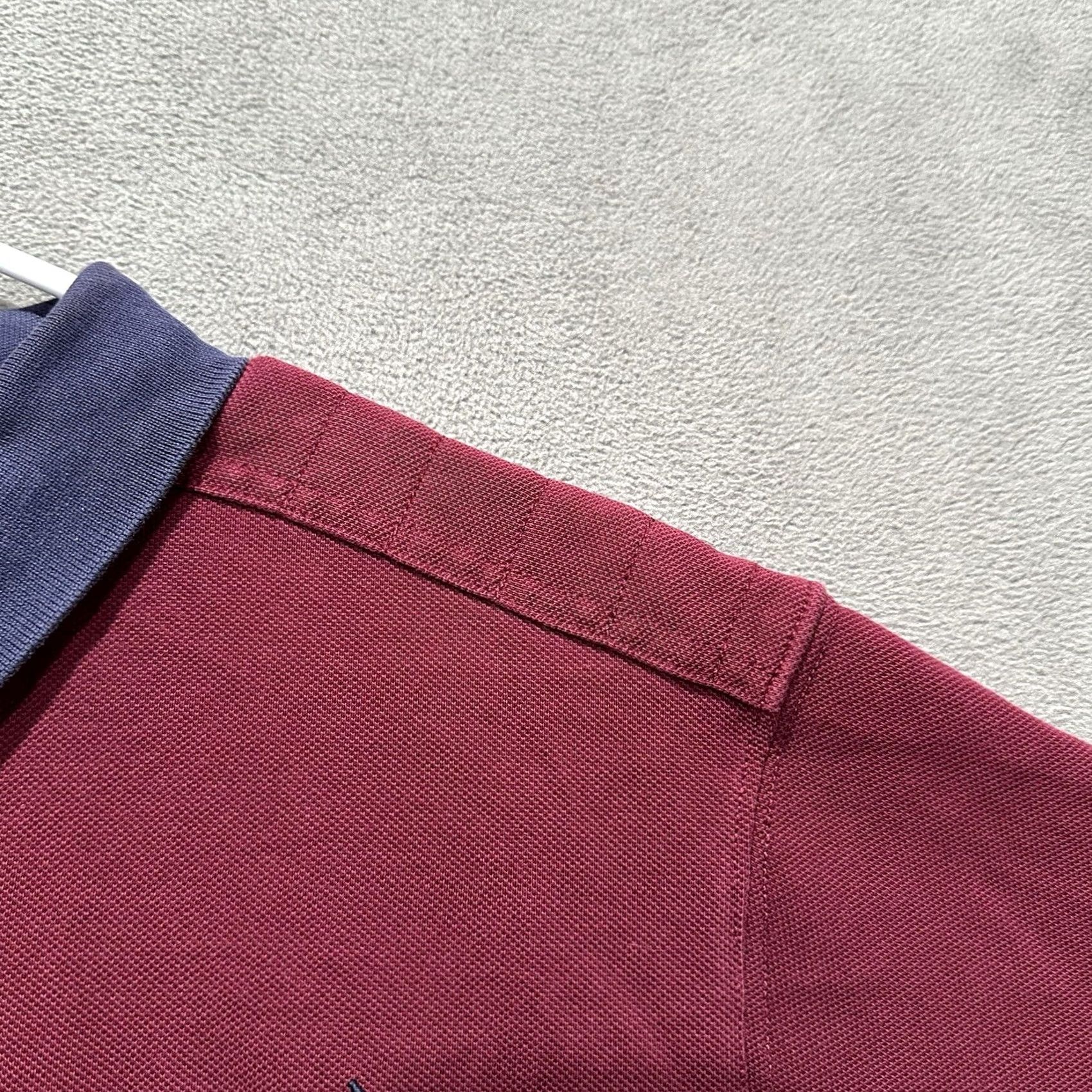 Polo Ralph Lauren Polo Ralph Lauren Rugby Polo Mens 2XL Maroon Red Big Pony Quilted Custom Fit GUC Size US XXL / EU 58 / 5 - 5 Thumbnail
